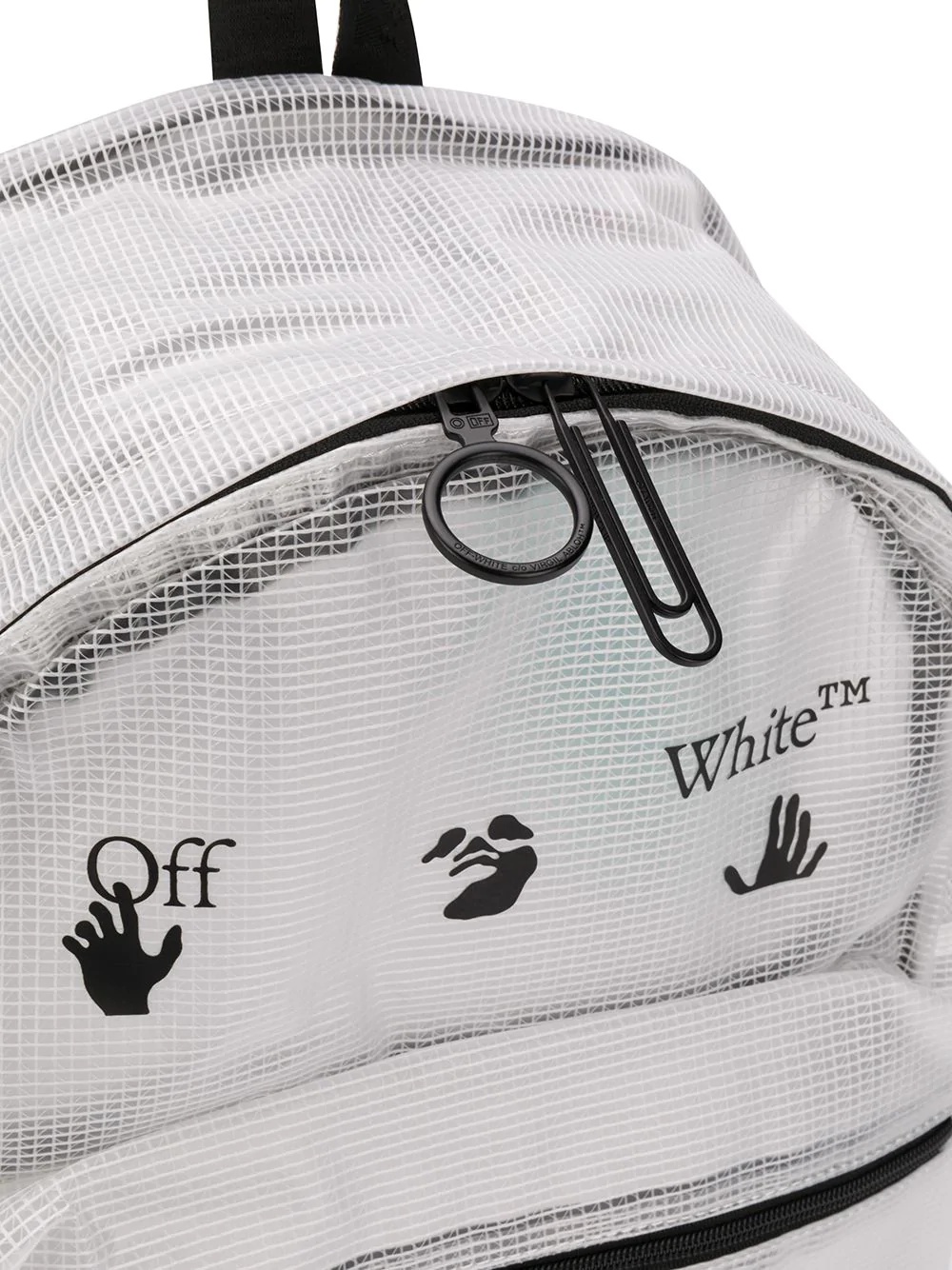 matte logo print backpack - 4