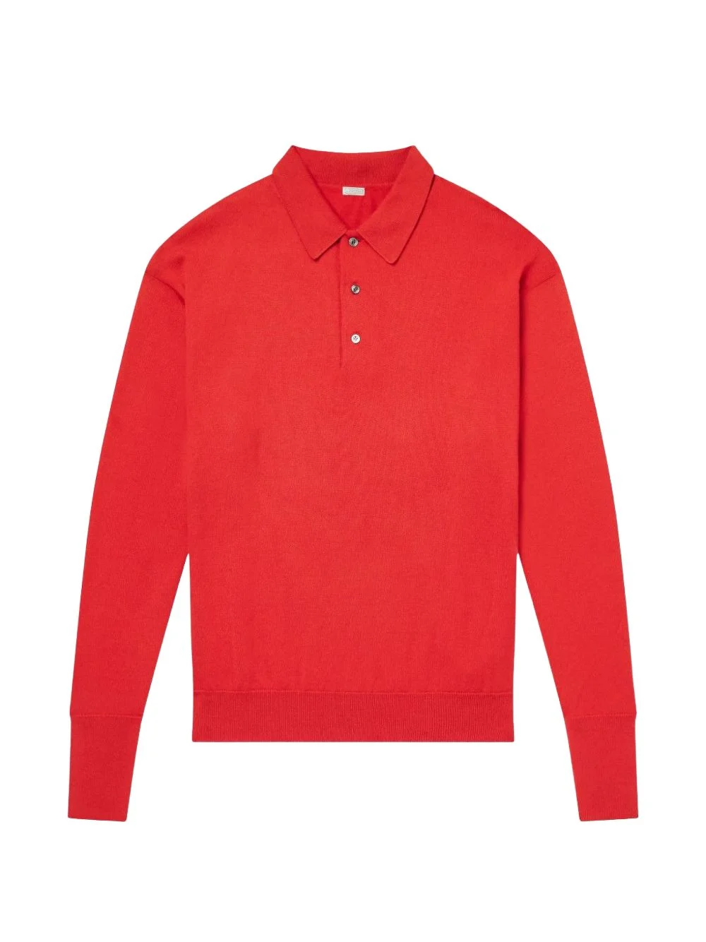 long-sleeve polo shirt - 1