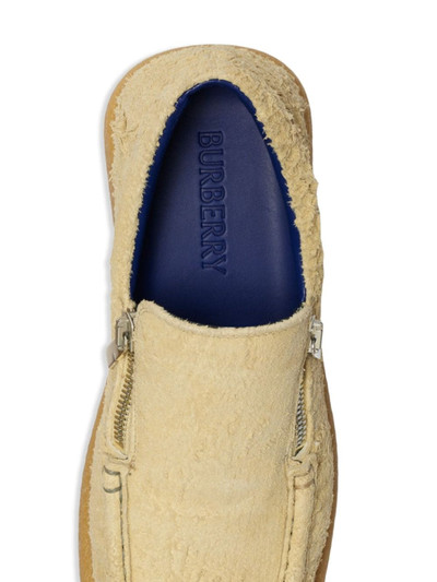 Burberry Chance suede loafers outlook