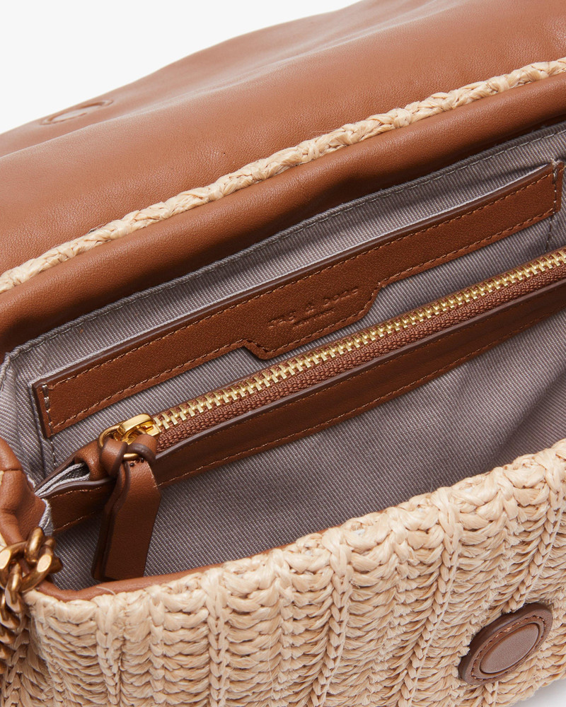 Chelsea Small Straw Flap Bag 5