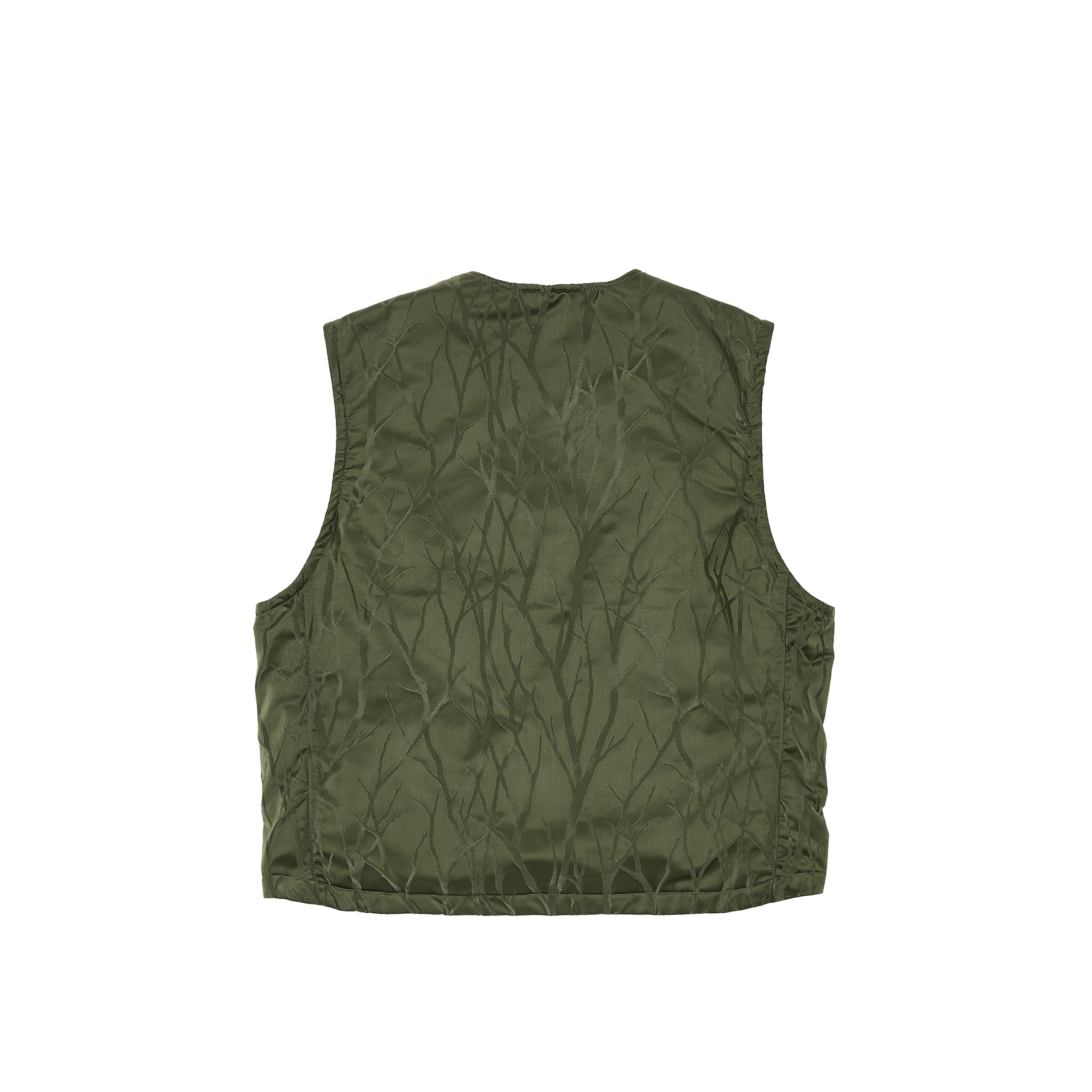 PALACE PORTER FIELD VEST OLIVE / JACQUARD - 3