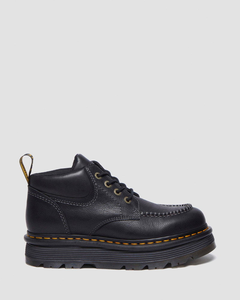 Zebzag 4-Eye Leather Casual Lace Up Boots 1