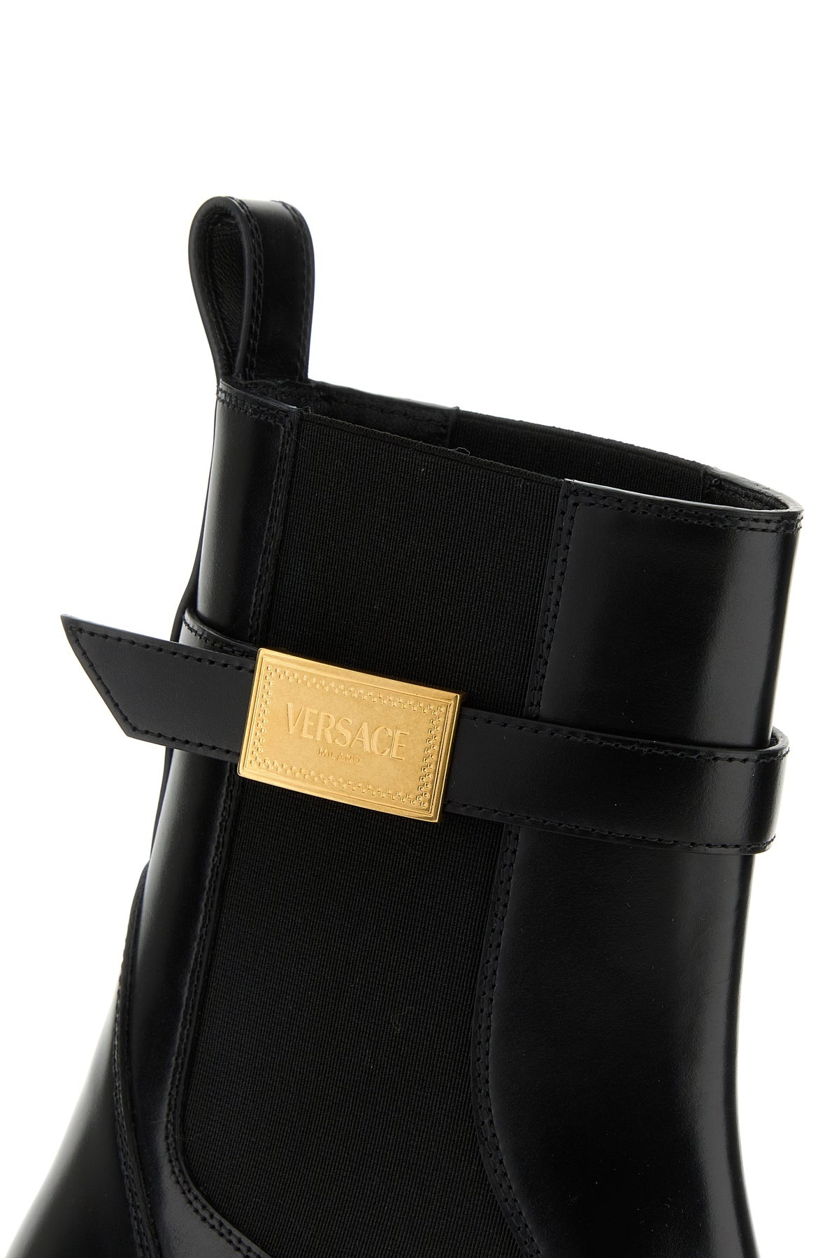 Black leather Alba ankle boots - 4