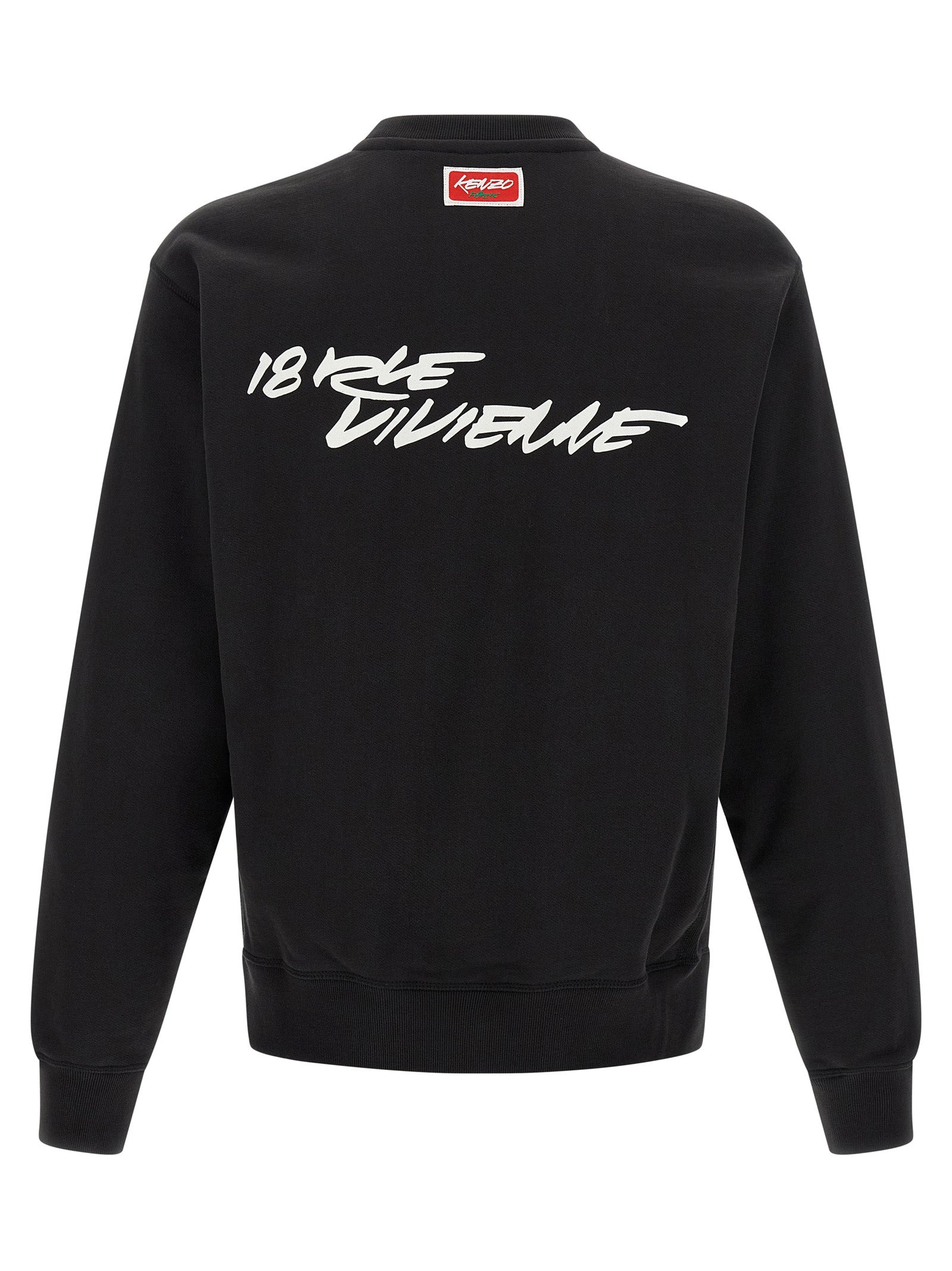 Logo Print Sweatshirt Black - 2