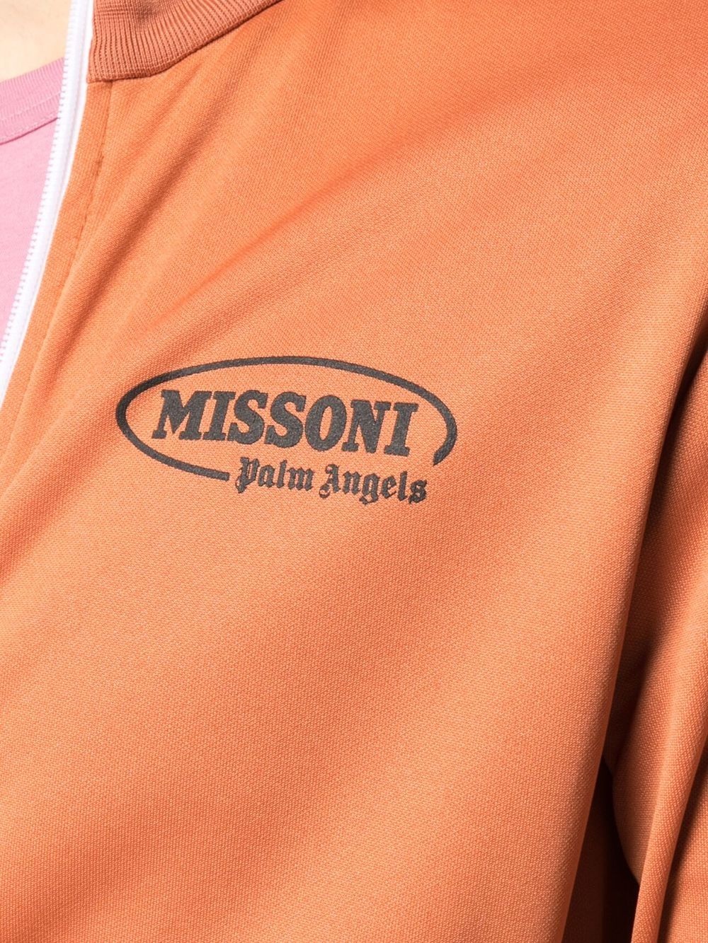 x Missoni Sport Logo print track top - 6