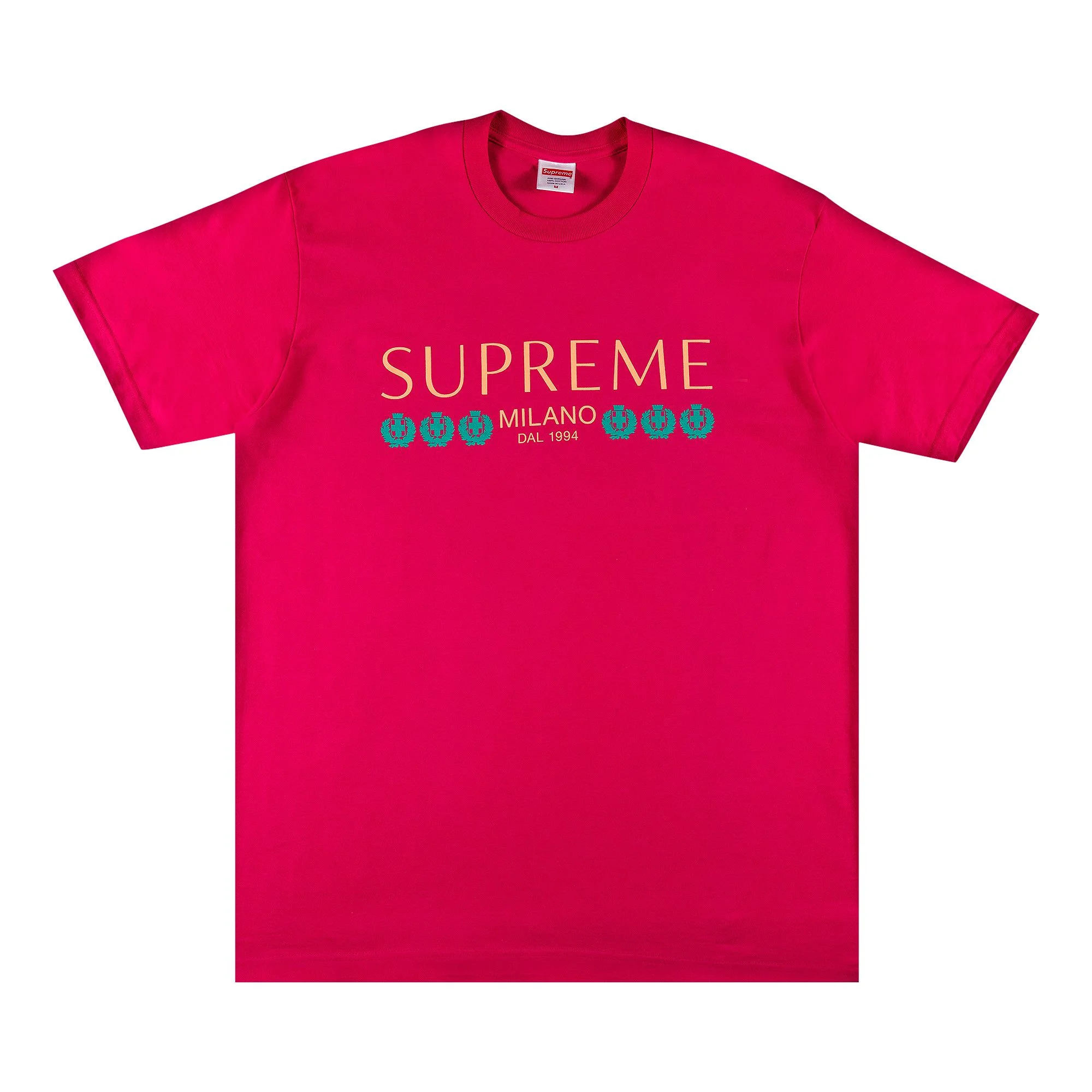 Supreme Milano Tee 'Pink' - 1