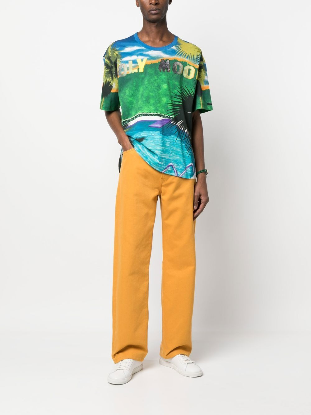 graphic-print short-sleeved T-shirt - 2