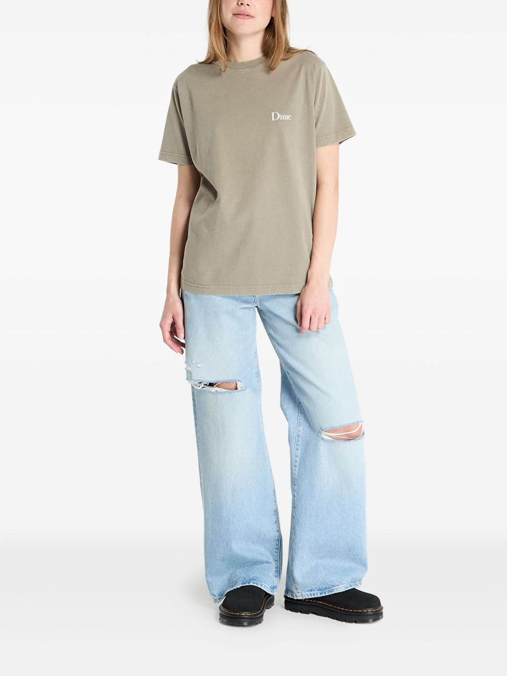logo-print T-shirt - 3