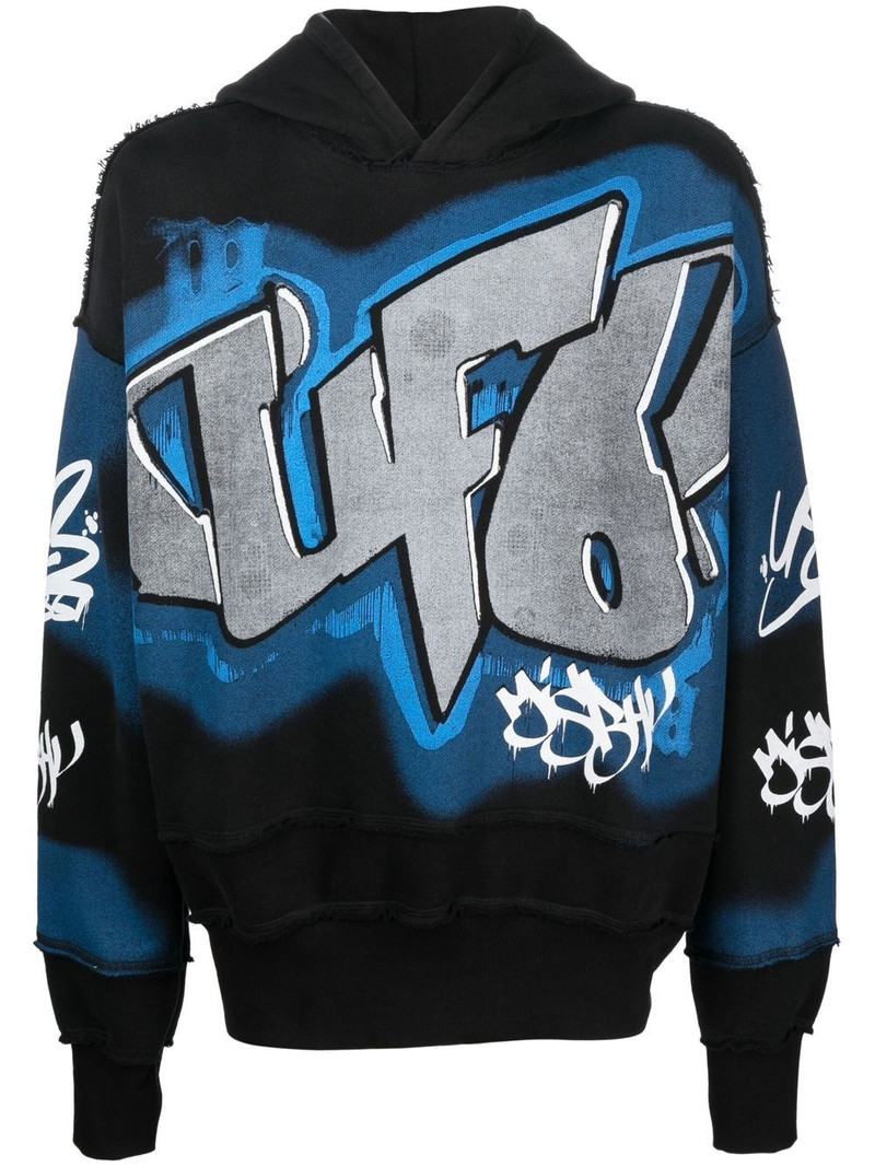 x UFO361 graphic-print hoodie 1