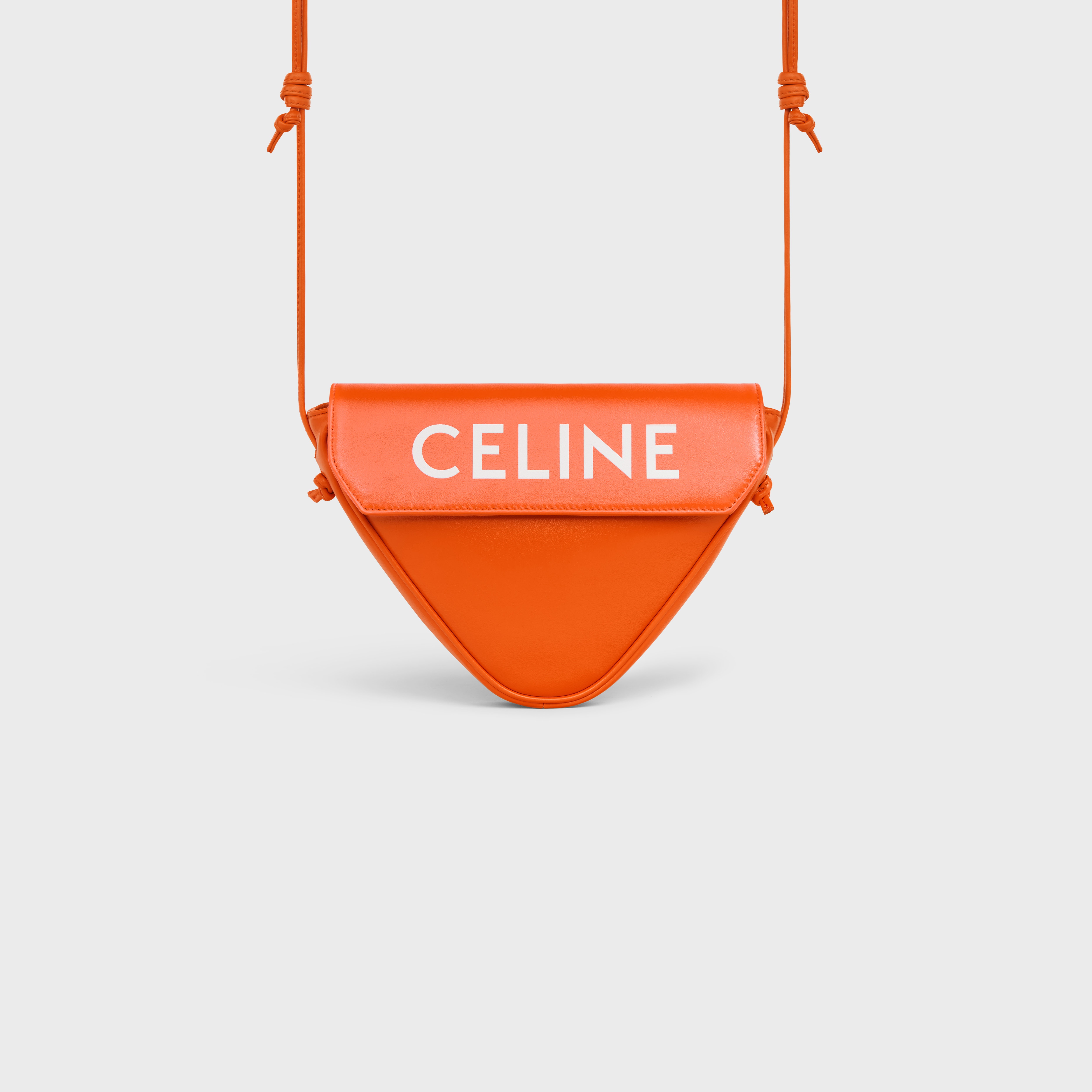 triangle bag in Smooth calfskin with Celine Print - 4