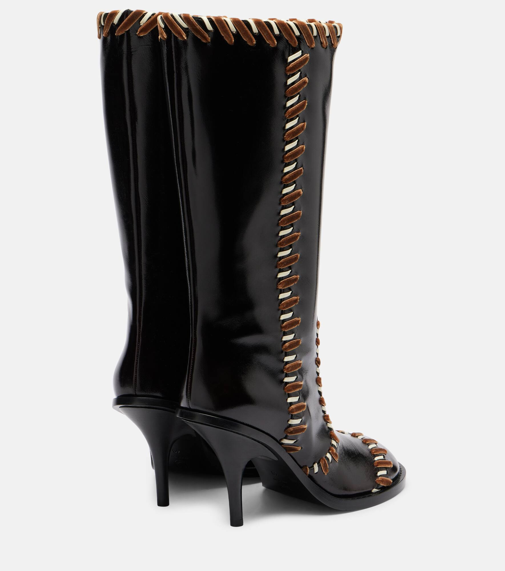 90 embellished leather boots - 2