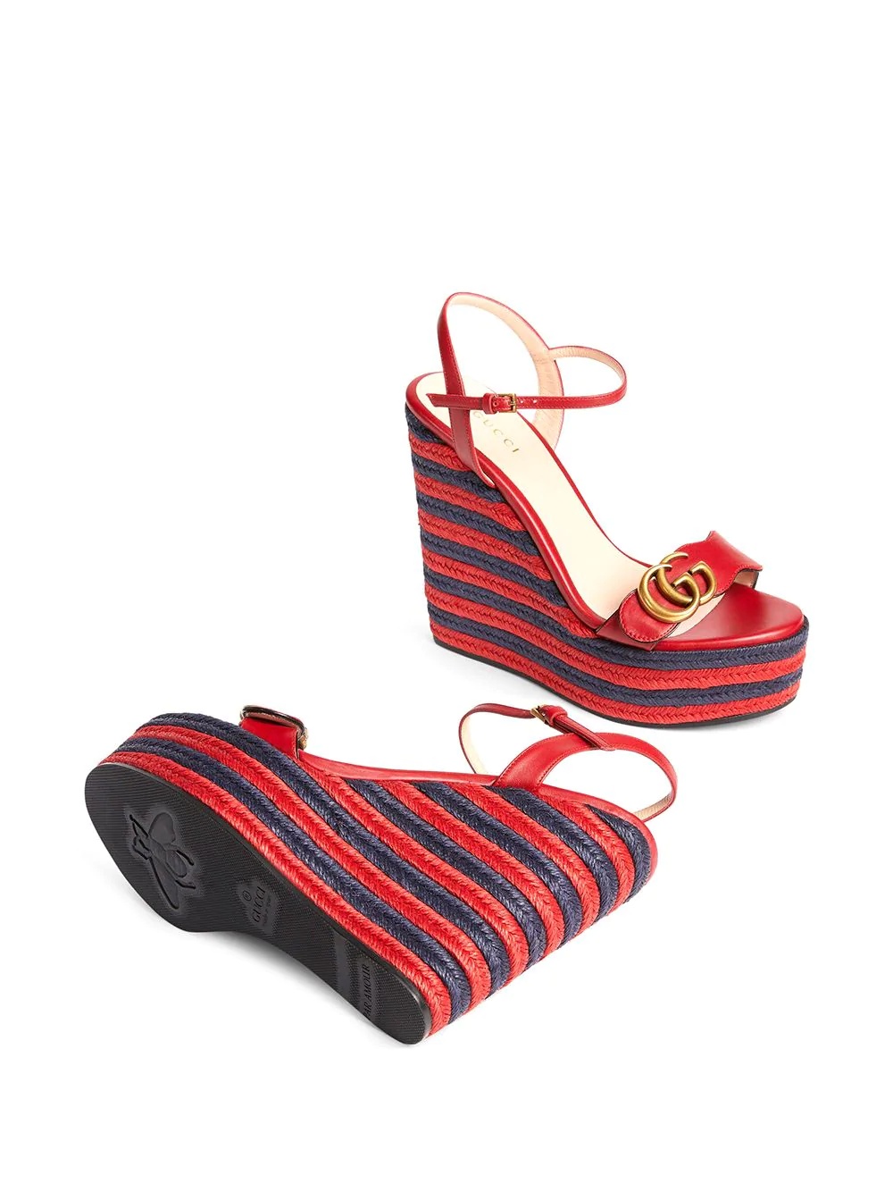 Double G espadrille sandals - 5