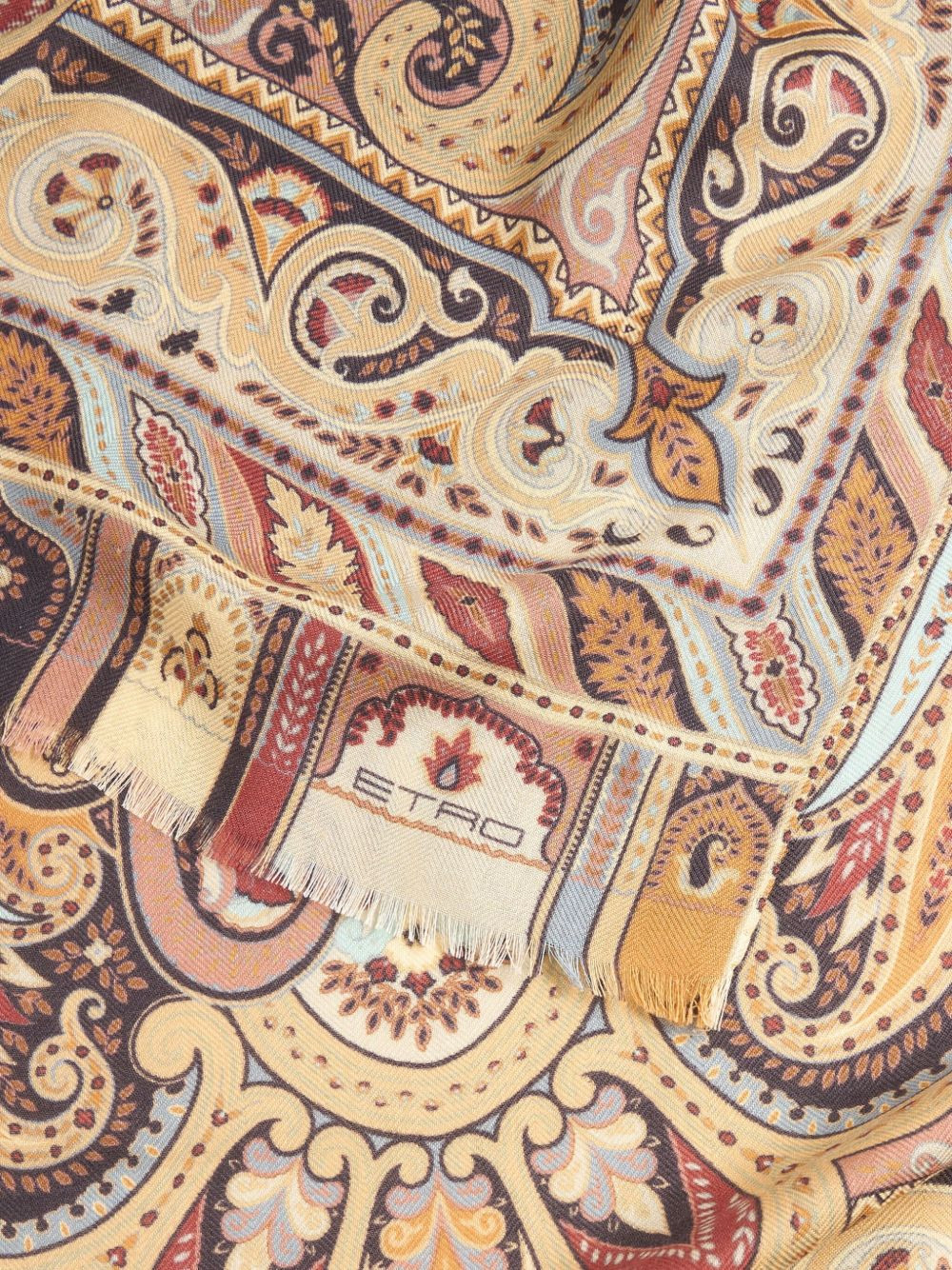 paisley-print scarf - 3