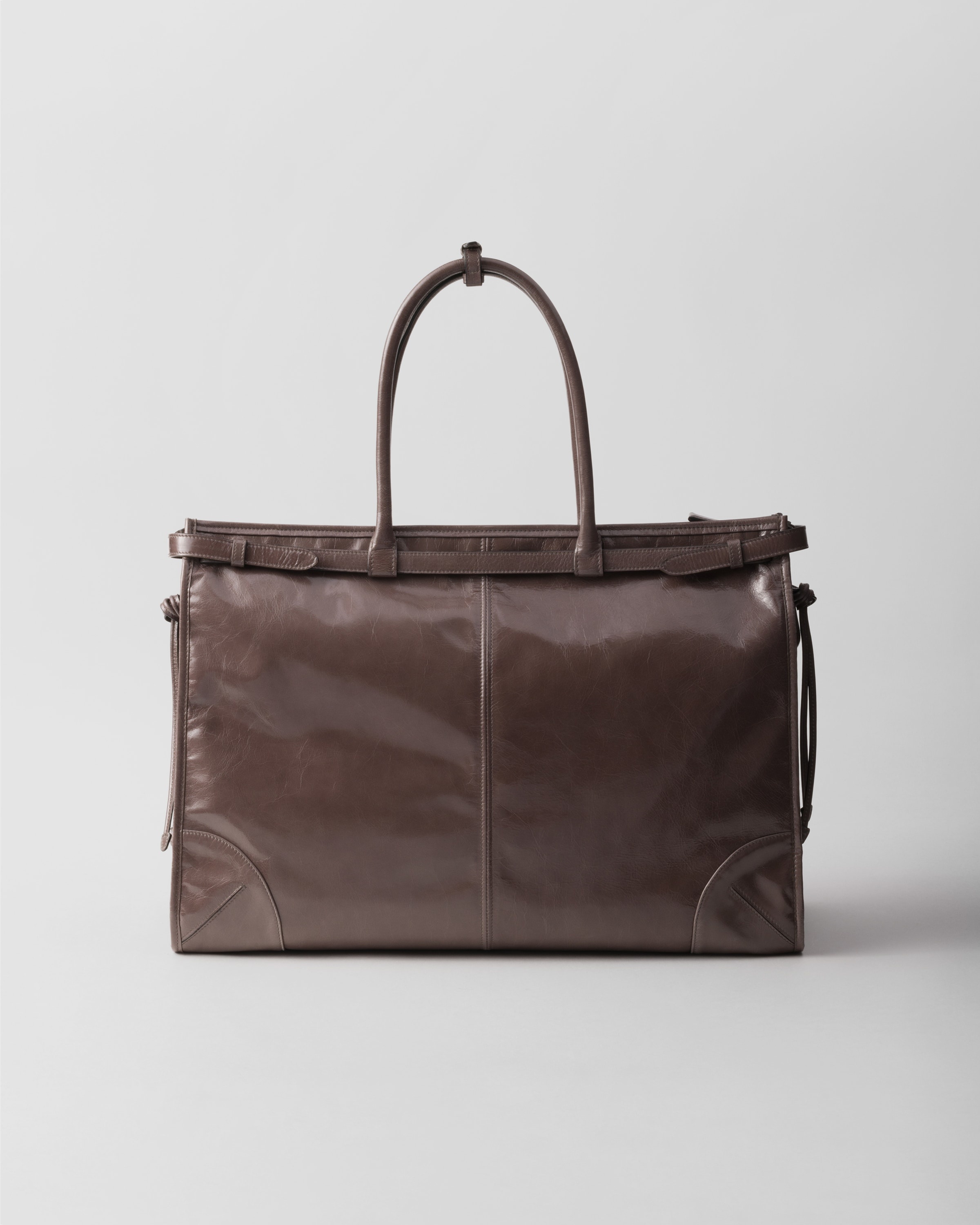 Leather tote bag - 3