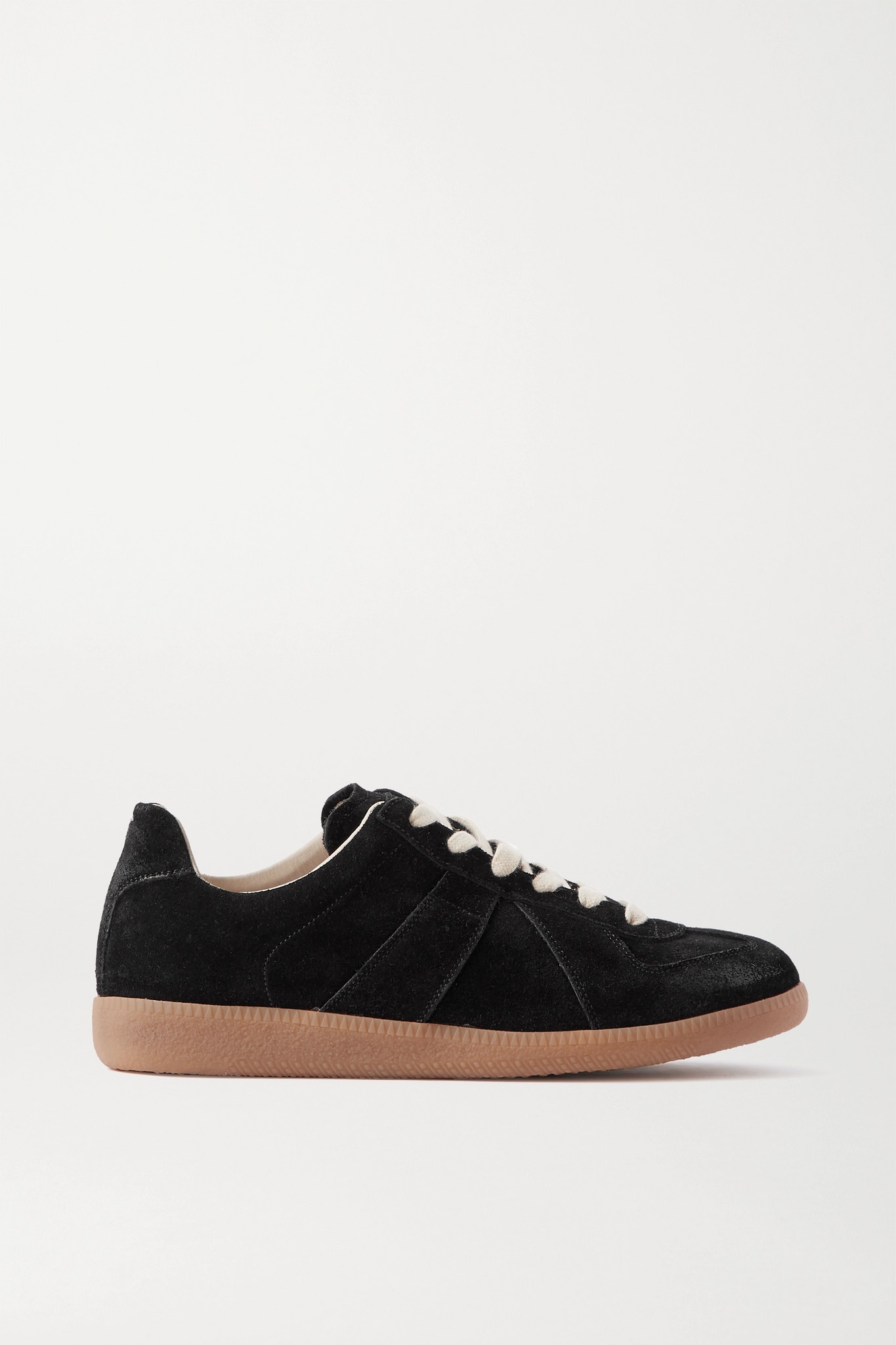 Replica leather and suede sneakers - 1