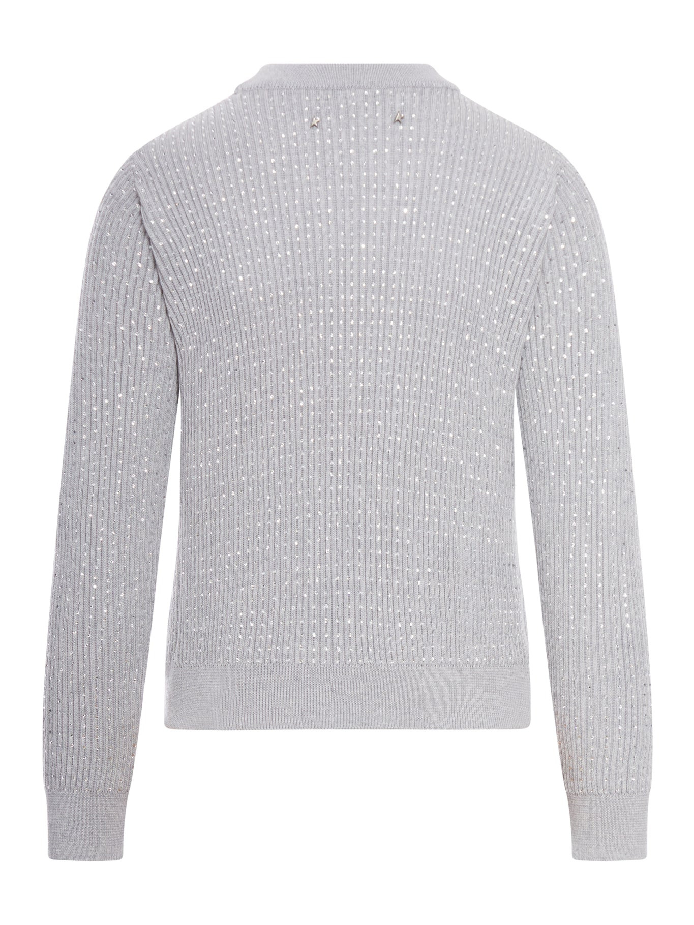 SWEATER WITH ALL-OVER CRYSTALS - 2