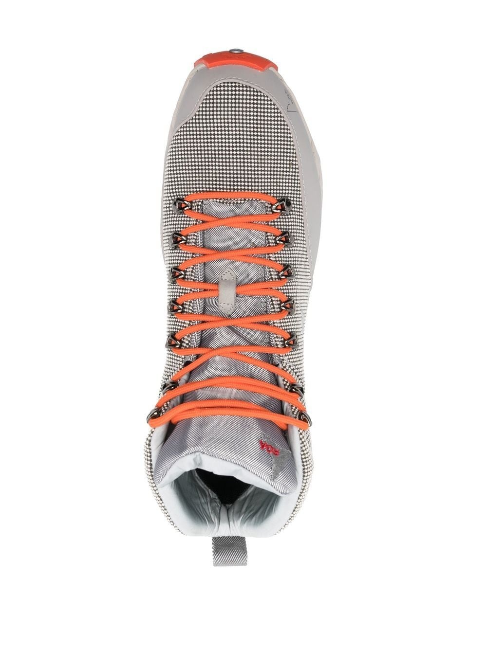 logo-print mesh high-top sneakers - 4