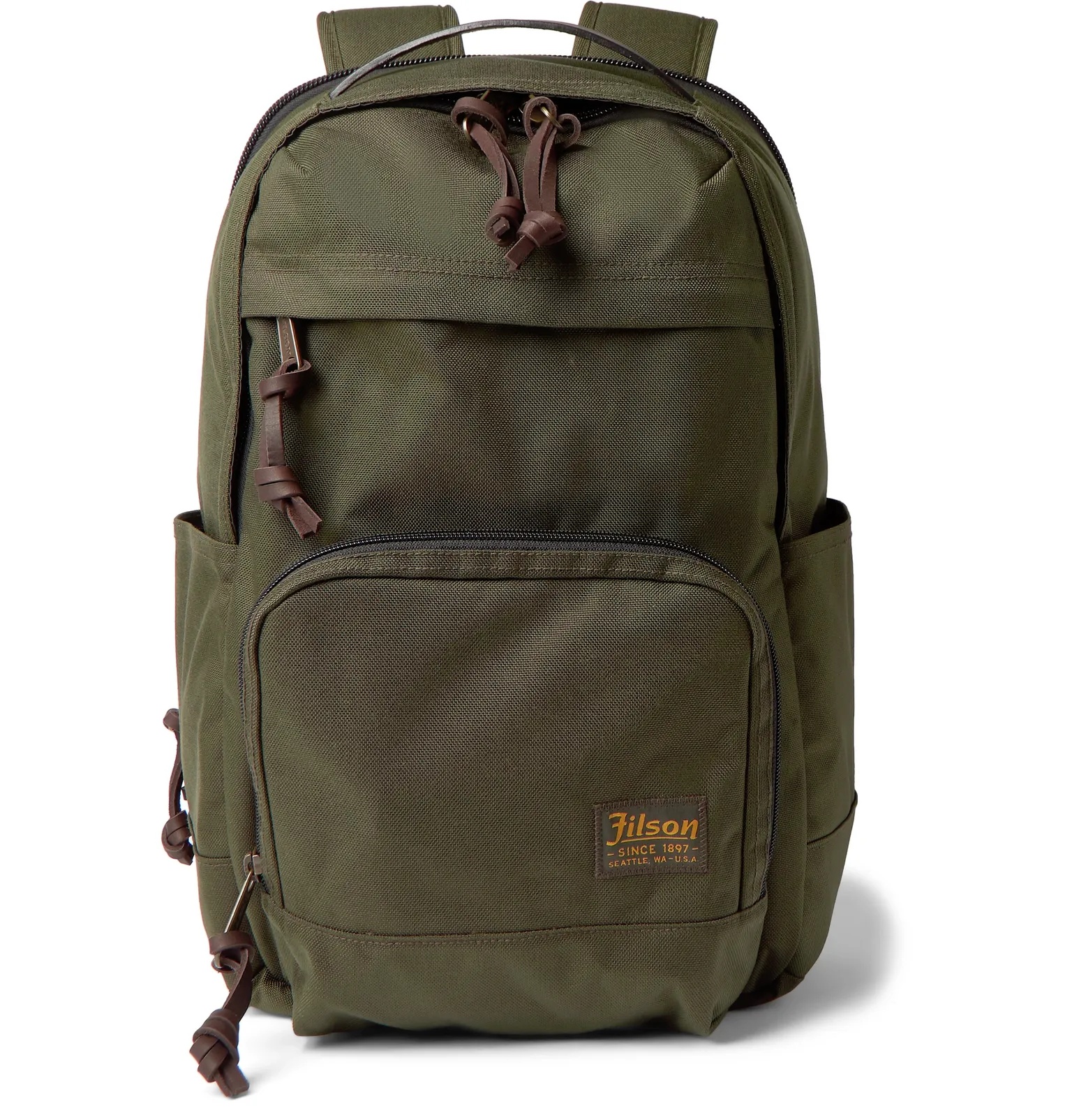 Dryden Leather-Trimmed CORDURA Backpack - 6