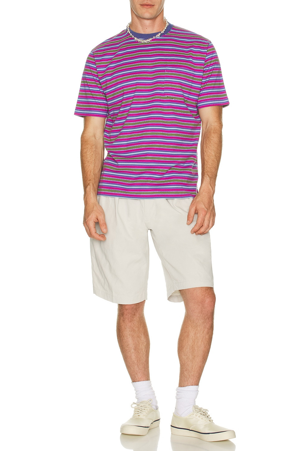 Pocket Tee Multi Stripe - 5