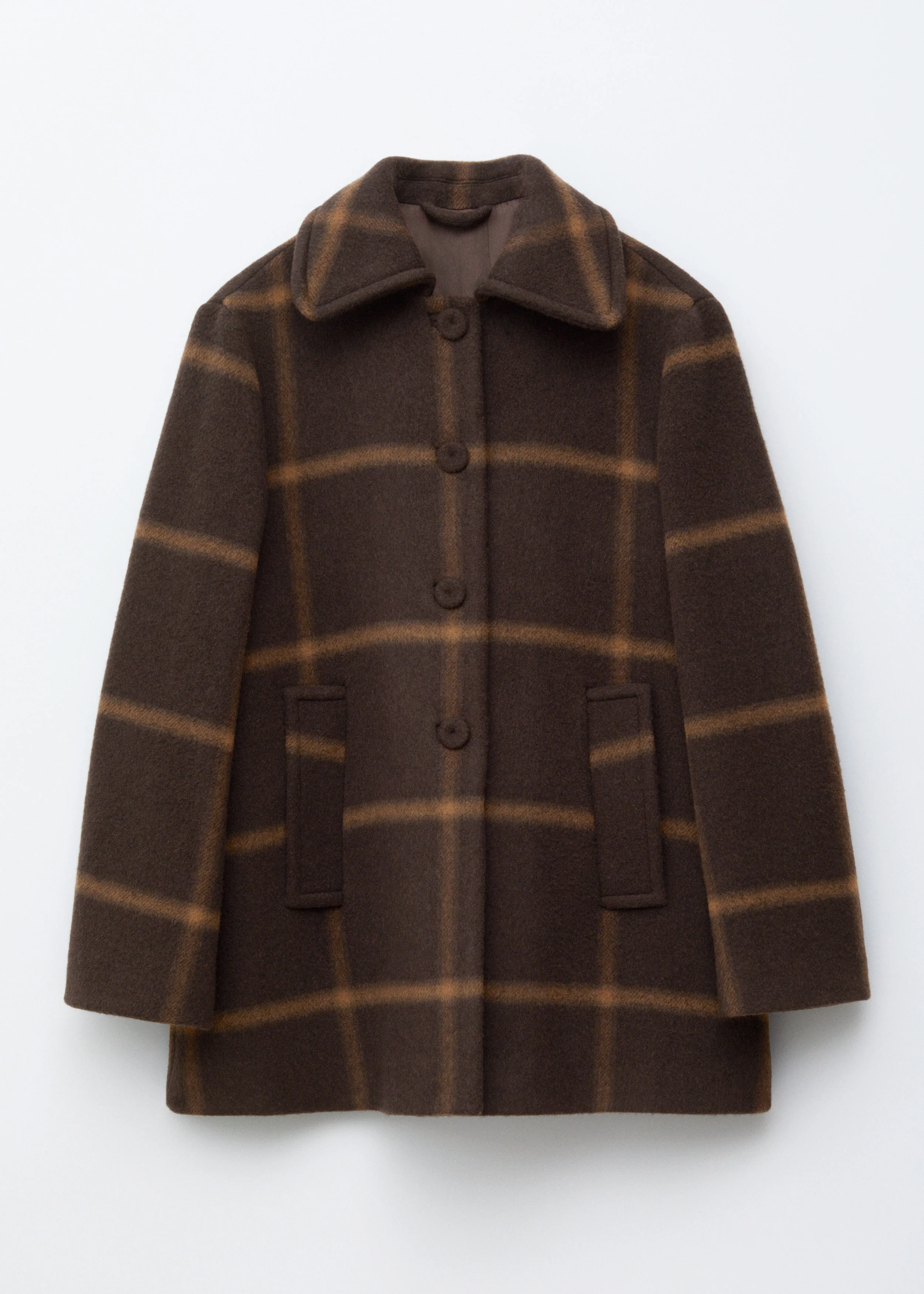 A-line Wool Coat - 1