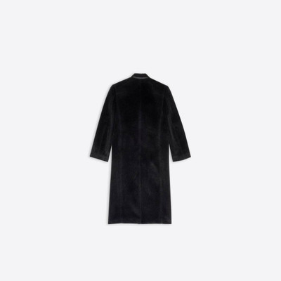 BALENCIAGA Men's Classic Coat in Black outlook