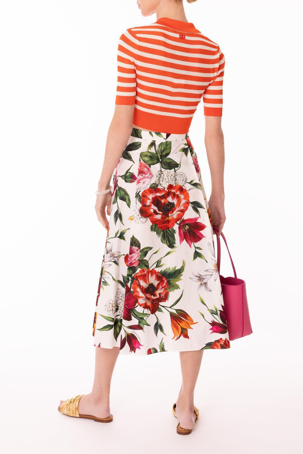 Cropped Stripe Polo - 4