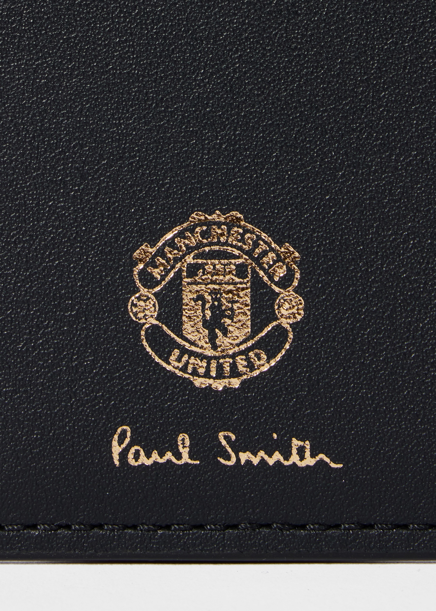 Paul Smith for Manchester United - 'Stretford End' Leather Card Holder - 3