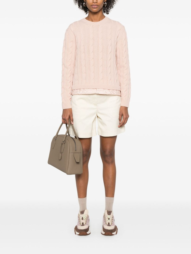 Moncler gabardine-weave shorts outlook