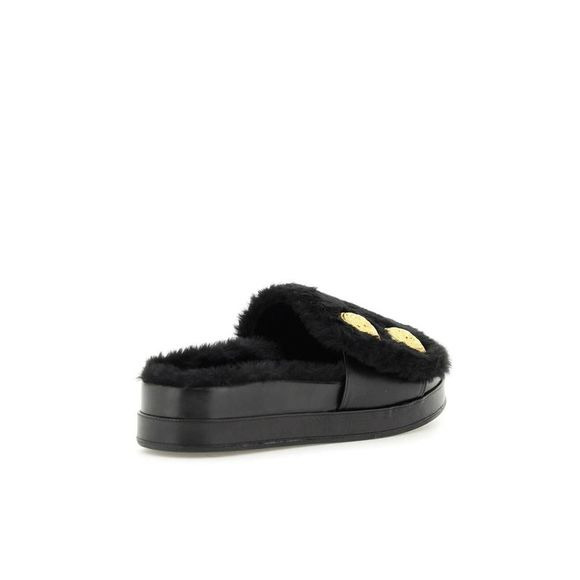 Balmain Women Faux Fur Tam Slides Balmain - 2