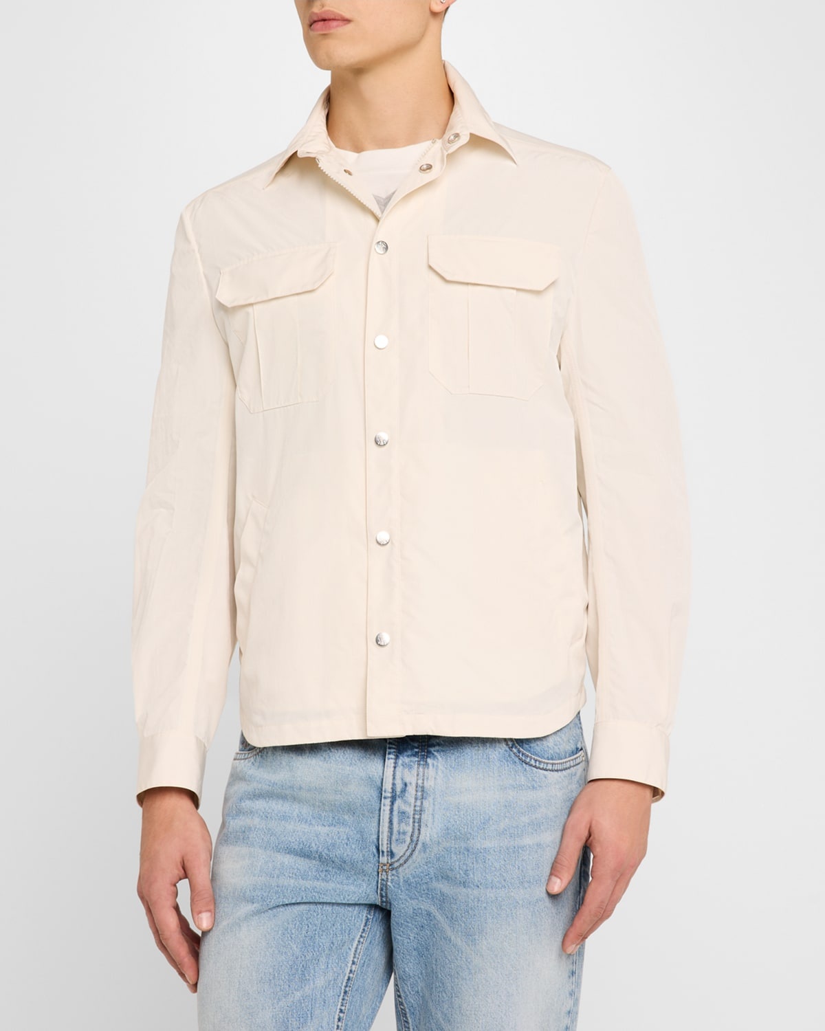 Men's Full-Zip Shirt Jacket - 4