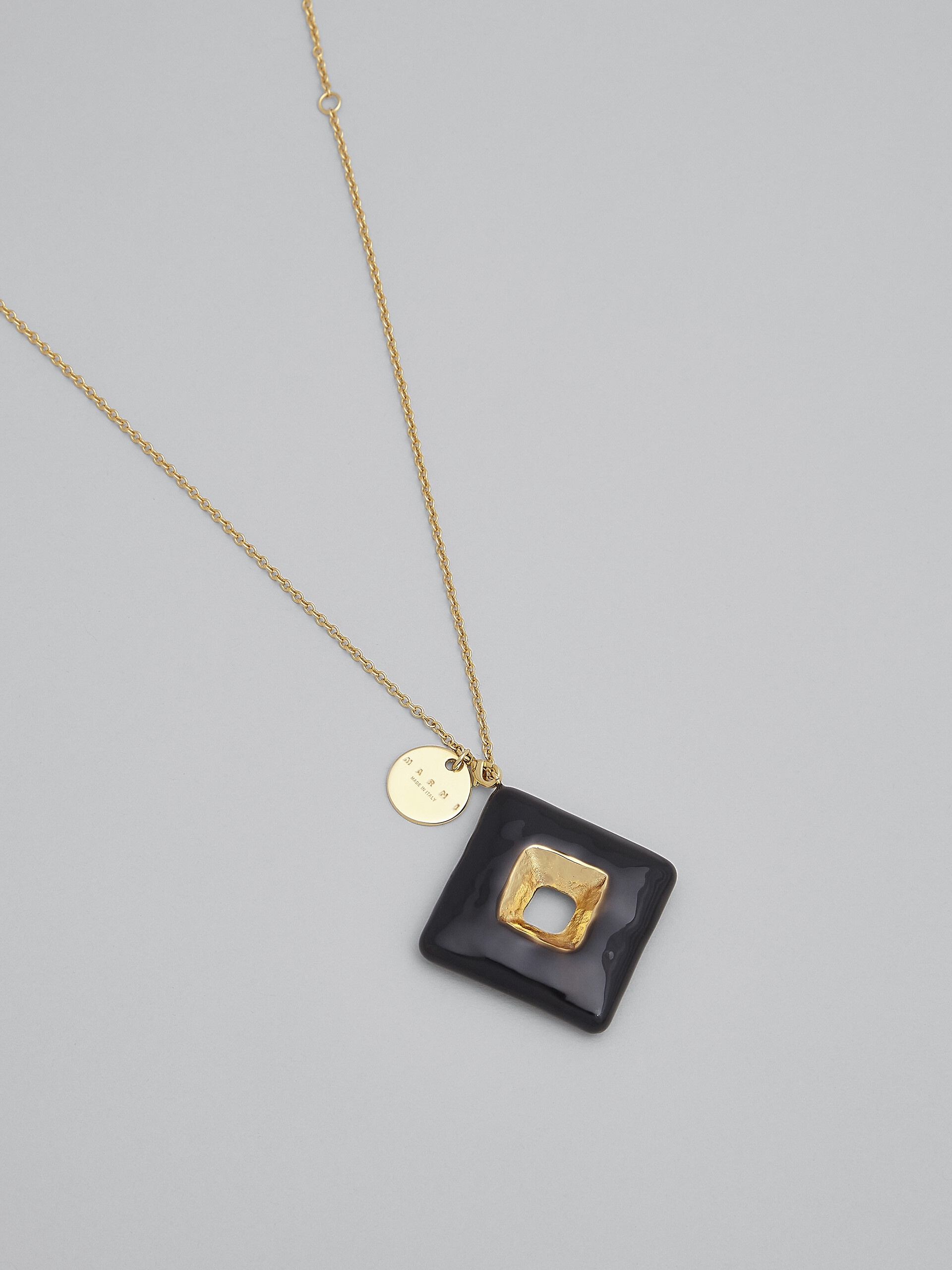TRAPEZE BLACK NECKLACE - 4