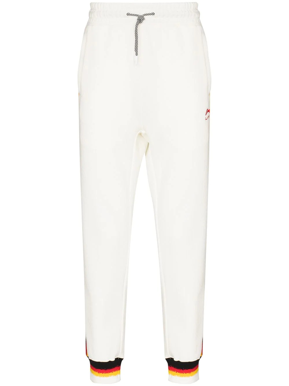 side stripe panelled track pants - 1