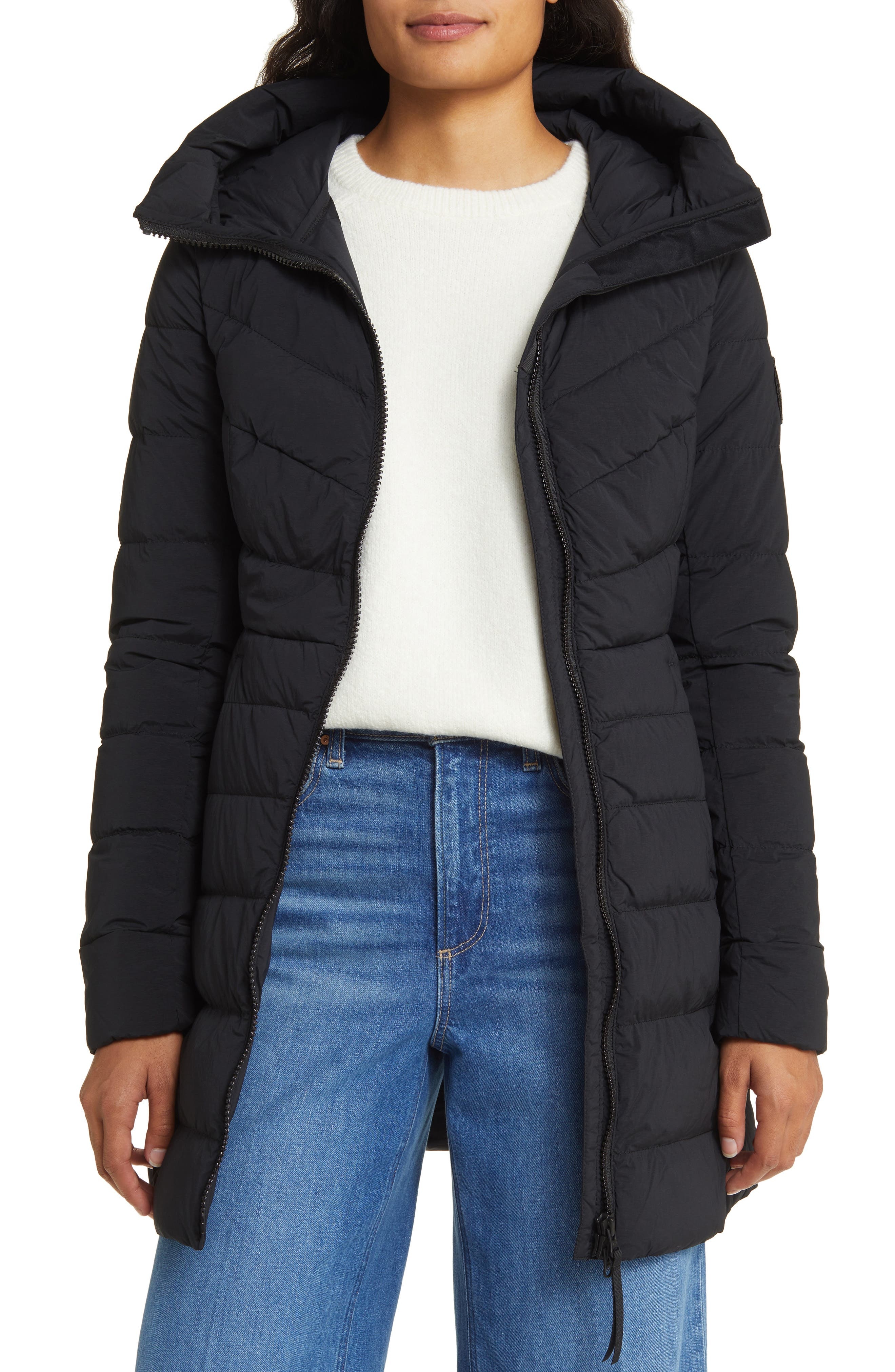 Canada Goose Clair 750 Fill Power Down Puffer Coat in Black at Nordstrom - 4
