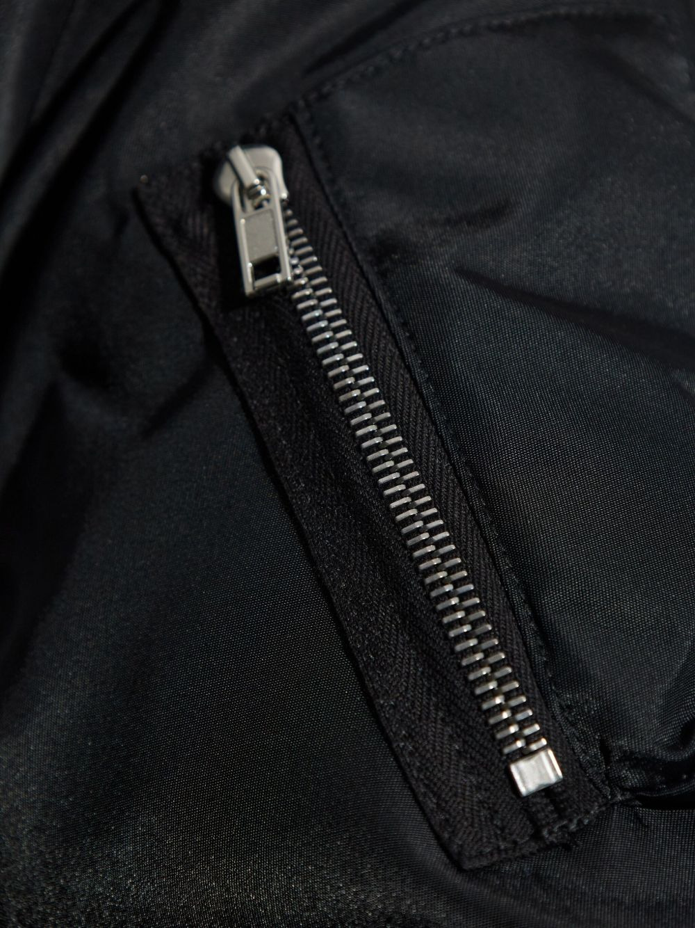 zip-fastening bomber jacket - 5