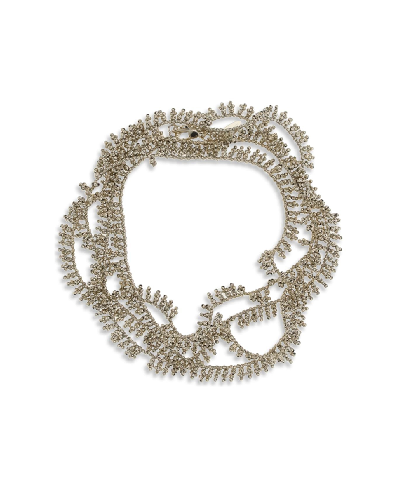 Silver Knotted Bracelet - 1