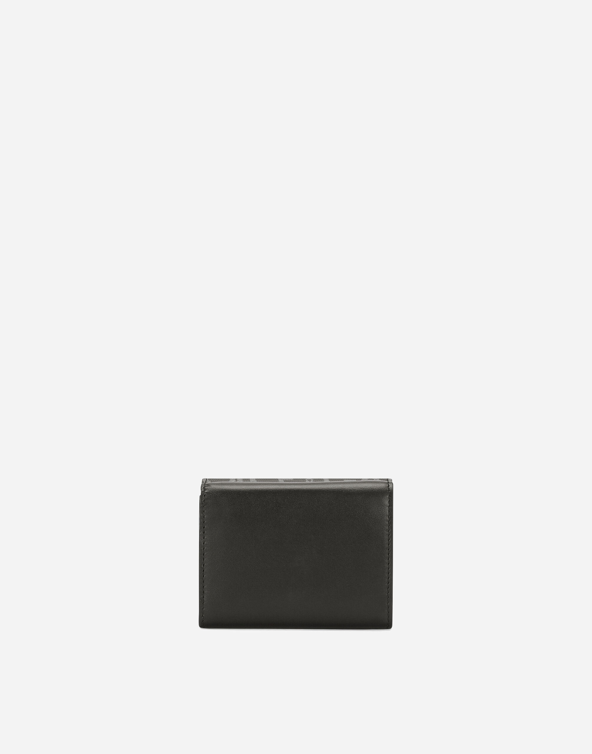 Coated jacquard French flap wallet - 3