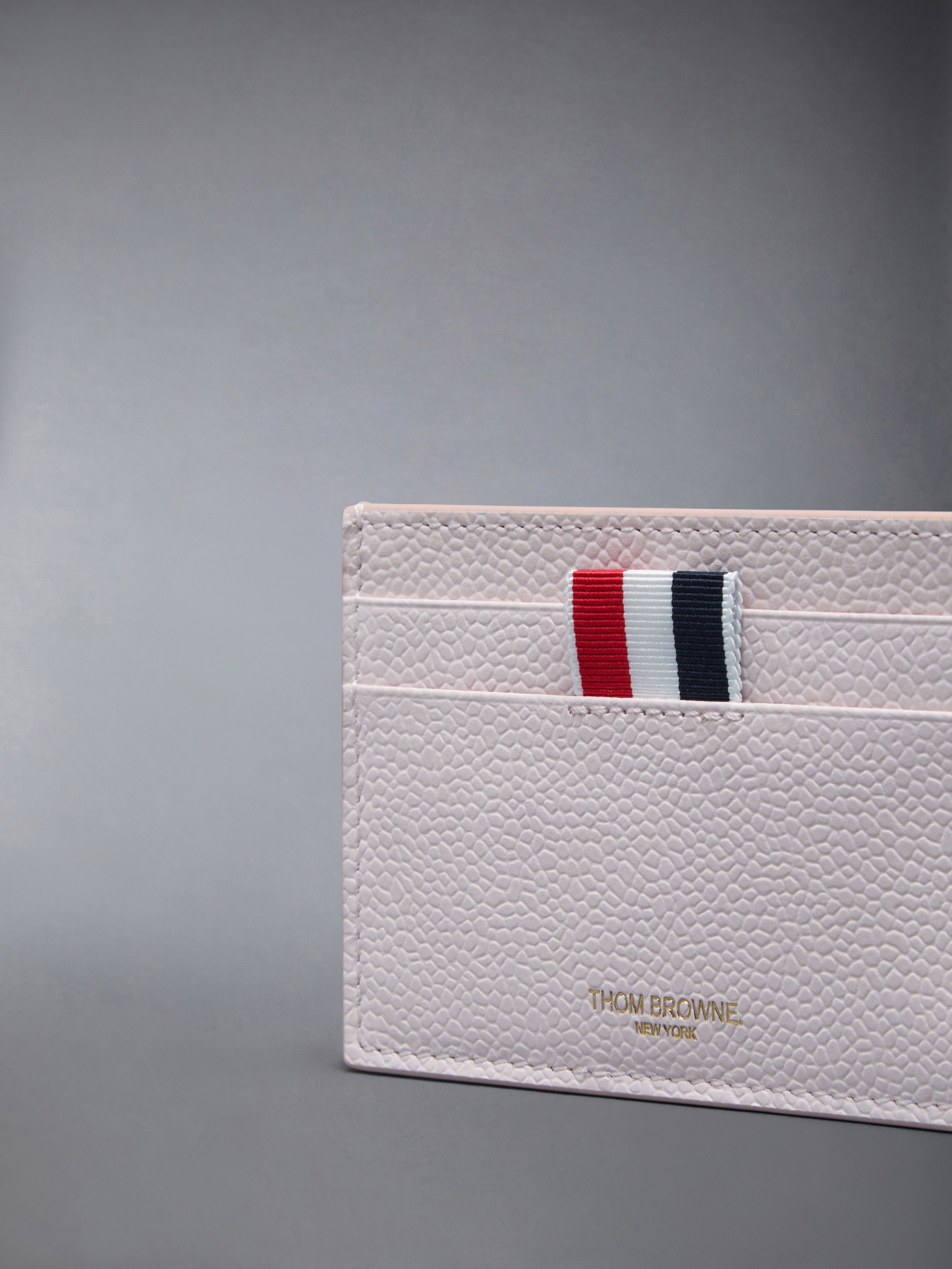 PEBBLE GRAIN DOUBLE SIDED CARD HOLDER - 4