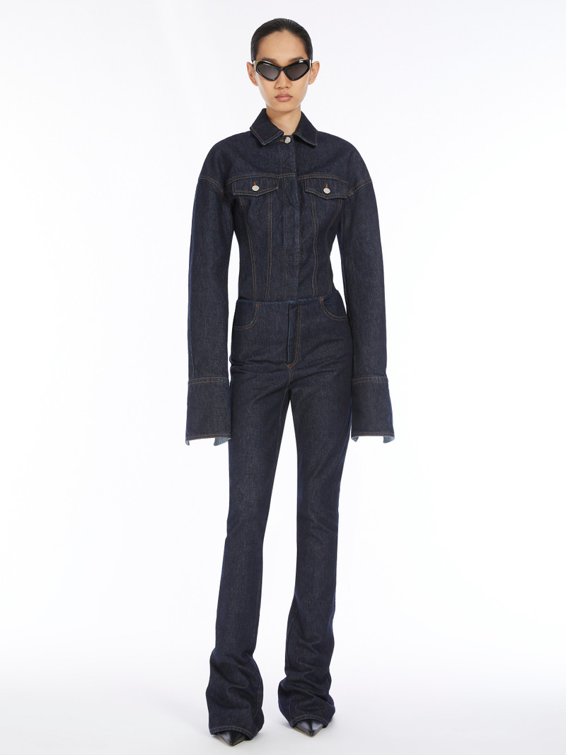 Sportmax GANGE Denim fitted-waist jacket - RUNWAY outlook