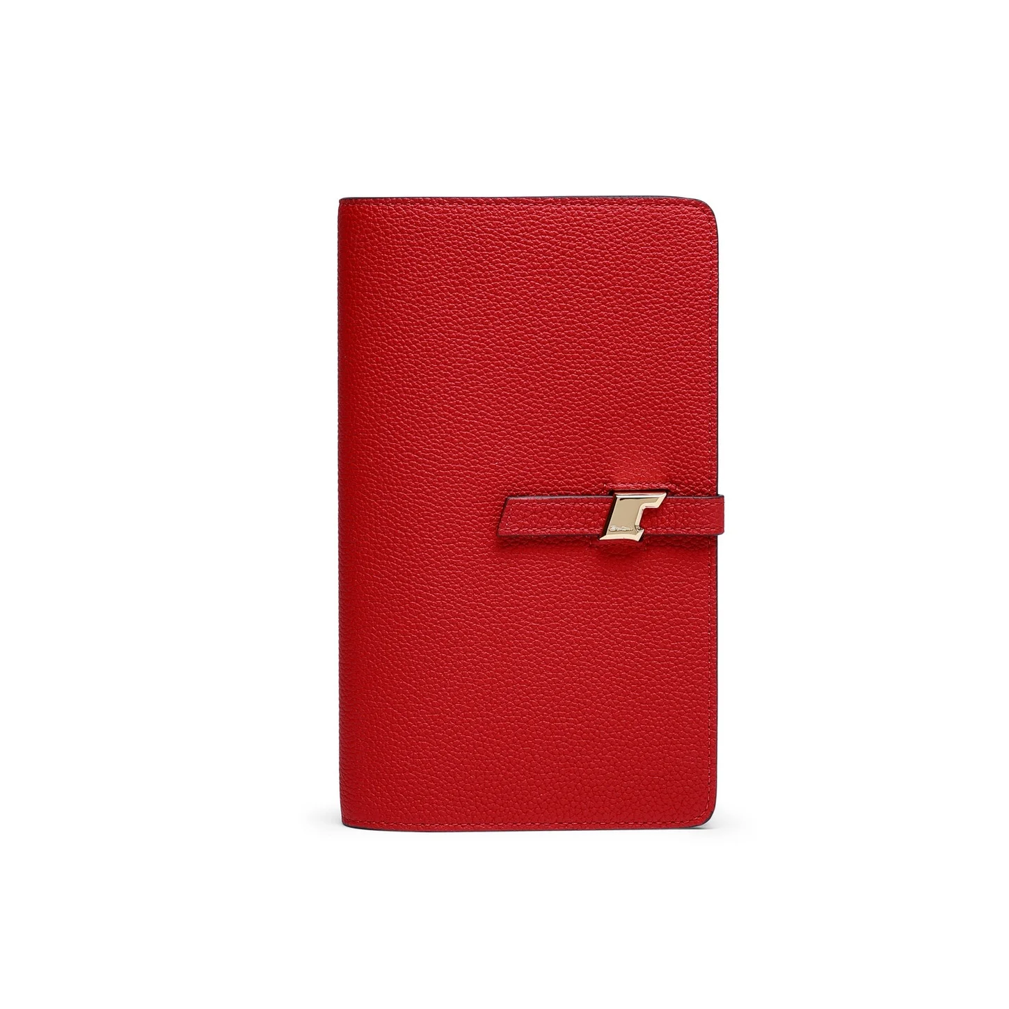 Red leather document holder - 1