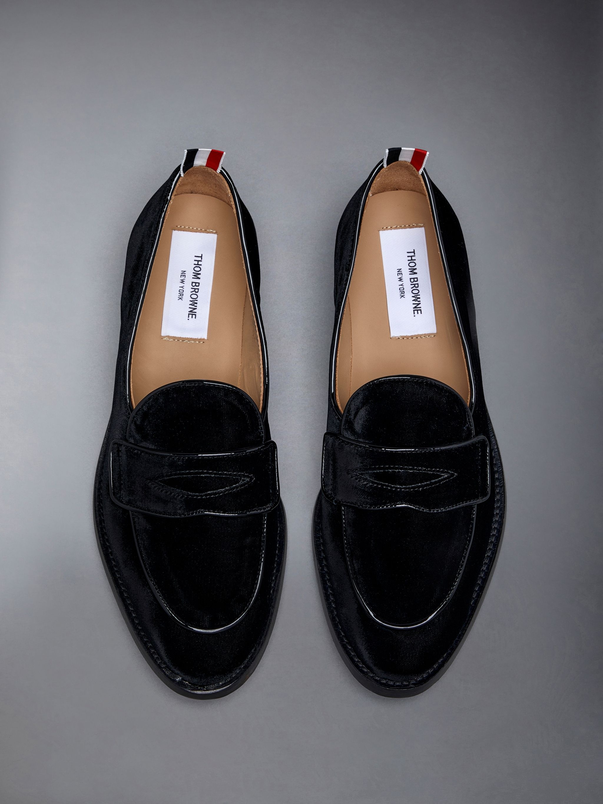 Velvet Flexible Leather Sole Varsity Penny Loafer - 4