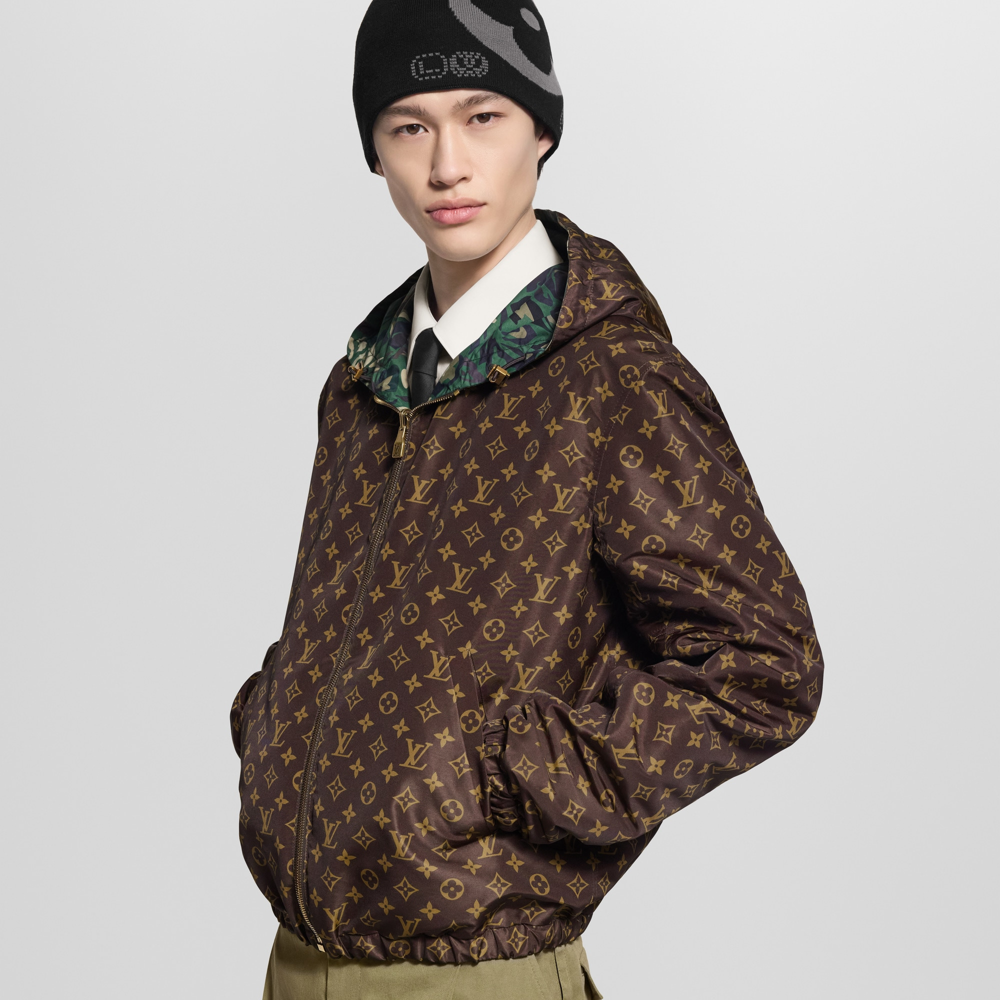 Monogram Reversible Windbreaker - 4