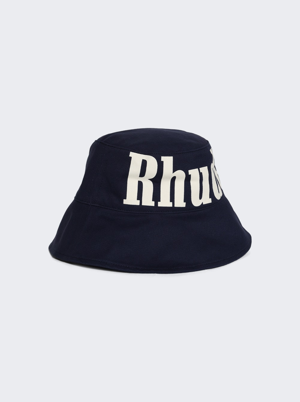 Logo Bucket Hat Navy And Off White - 2