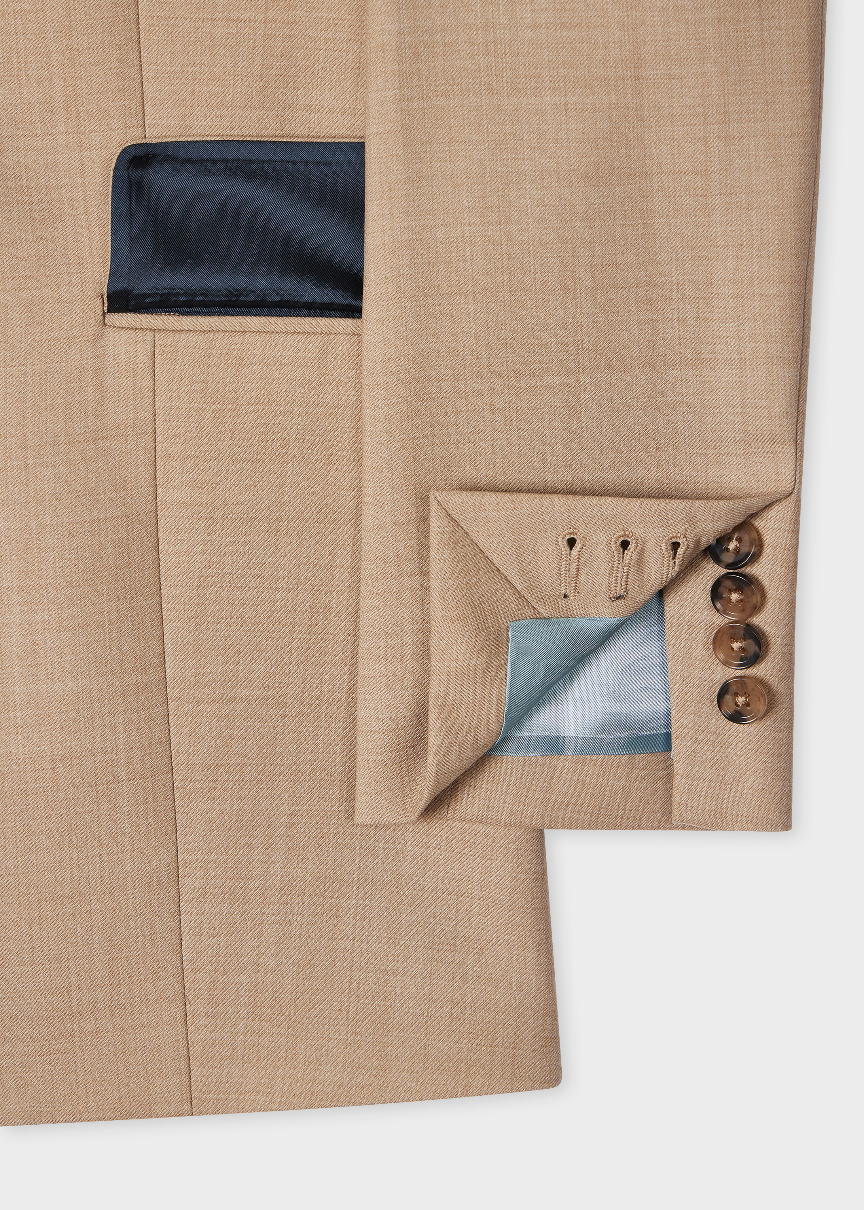A Suit To Travel In - Women's Stone Slim-Fit Suit - 3