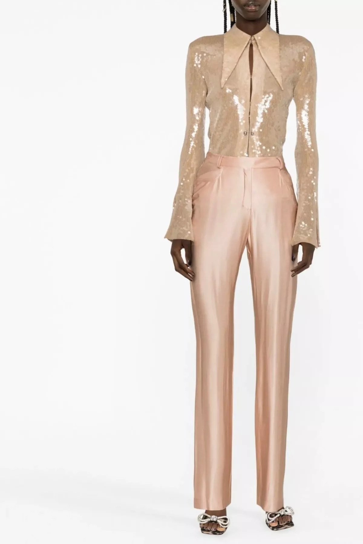 Shiny stretch pants - 2