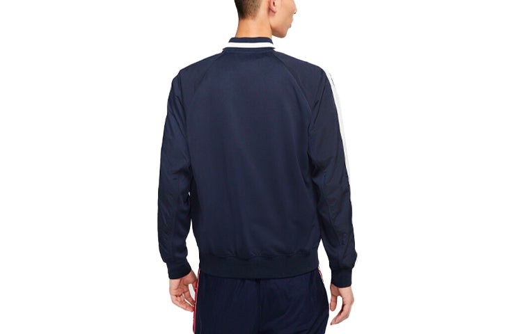 Nike Sportswear Nsw logo Printing Contrasting Colors Woven Jacket Navy Blue CJ5045-410 - 2