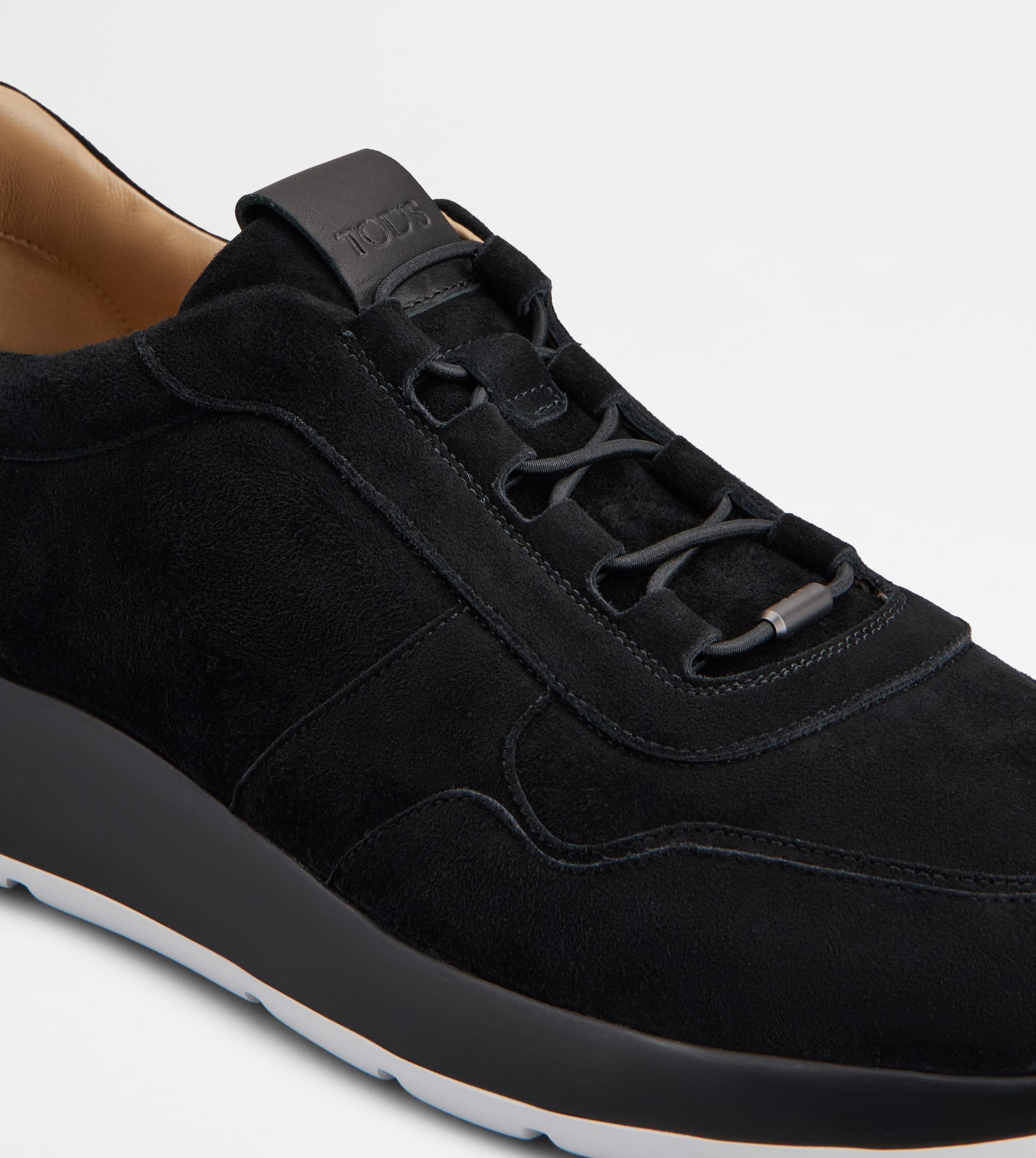 SNEAKERS IN SUEDE - BLACK - 5