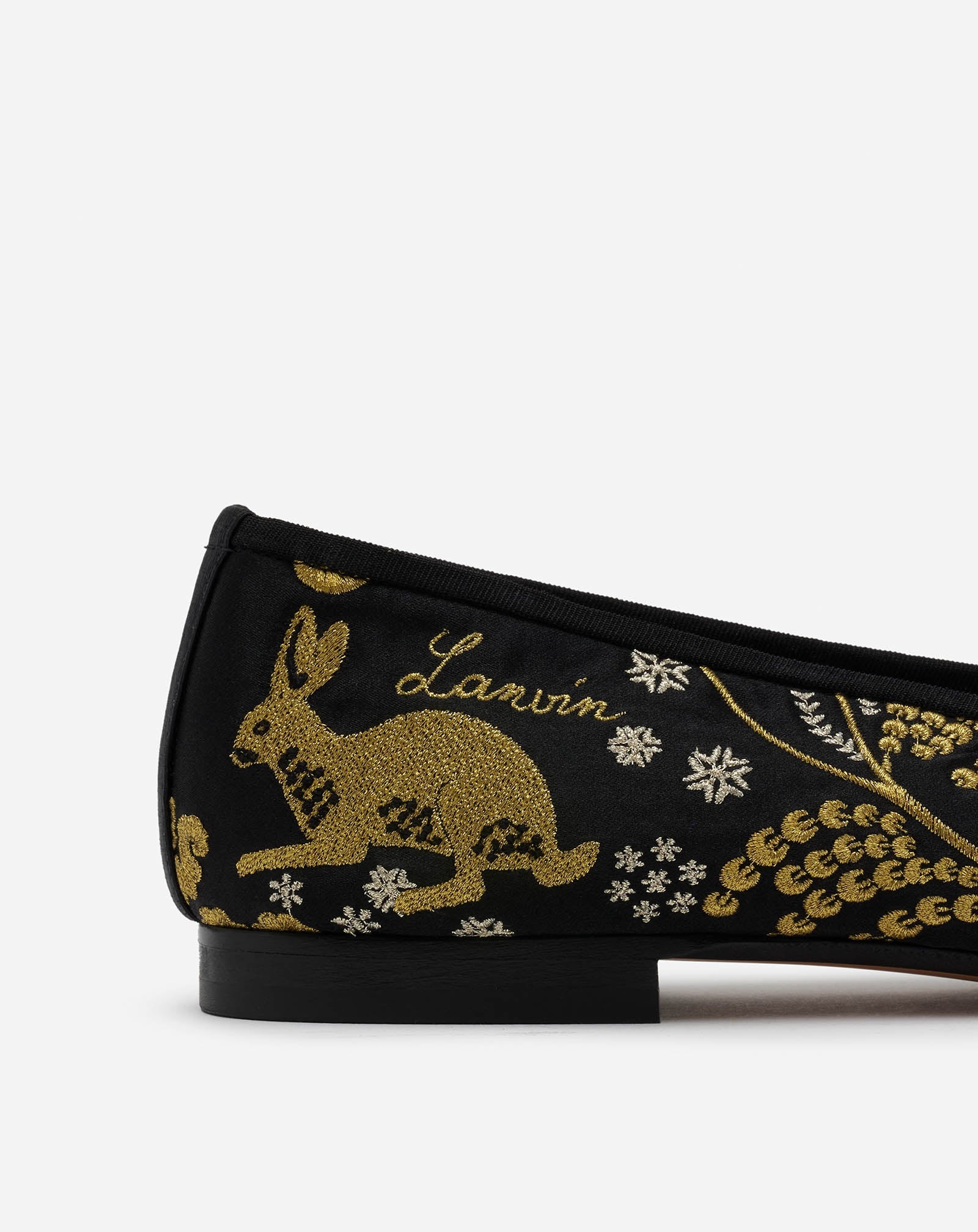 CLASSIC BALLET PUMPS WITH HERITAGE RATEAU EMBROIDERY - 5