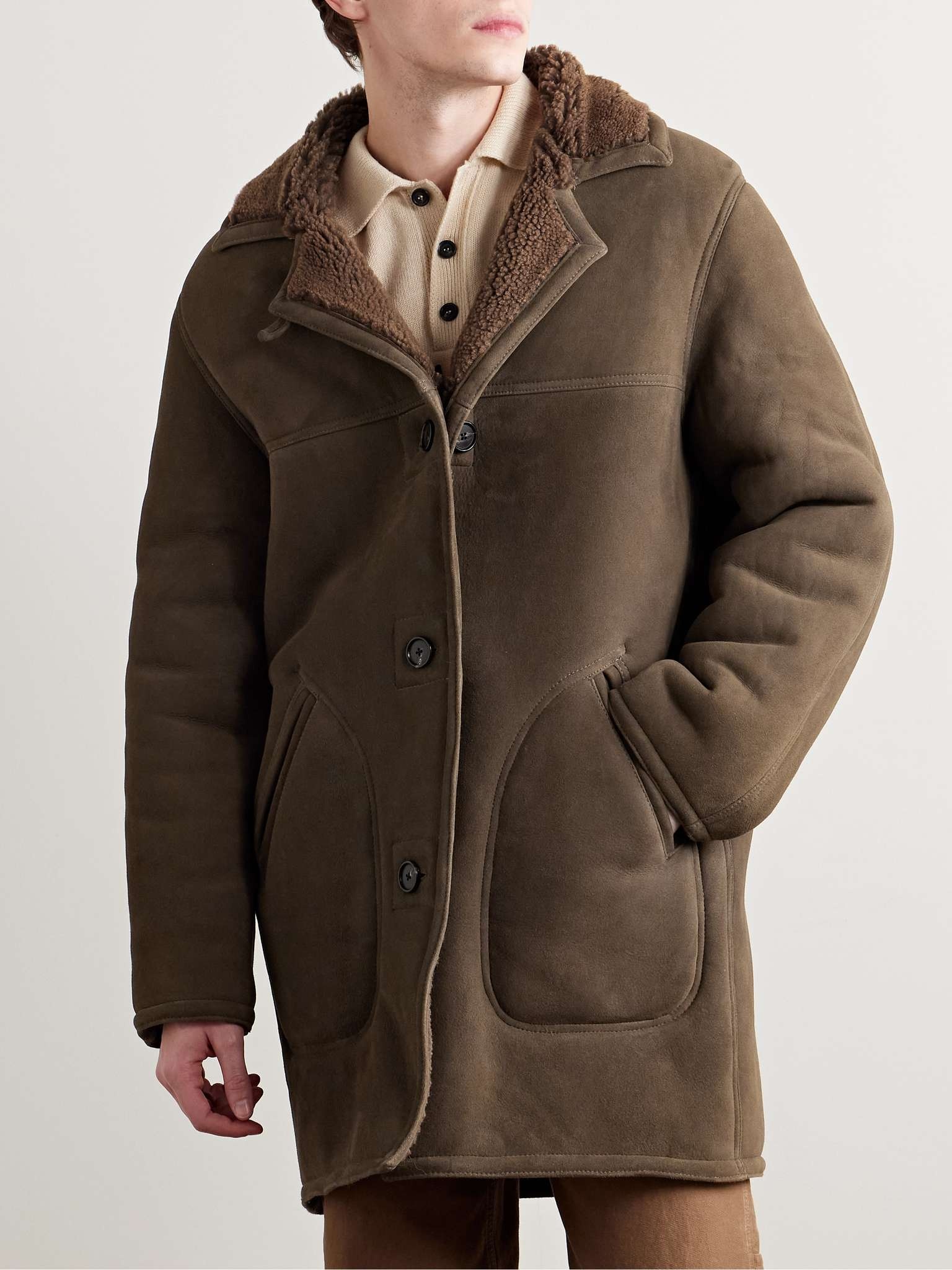 Ranch Reversible Shearling Coat - 6