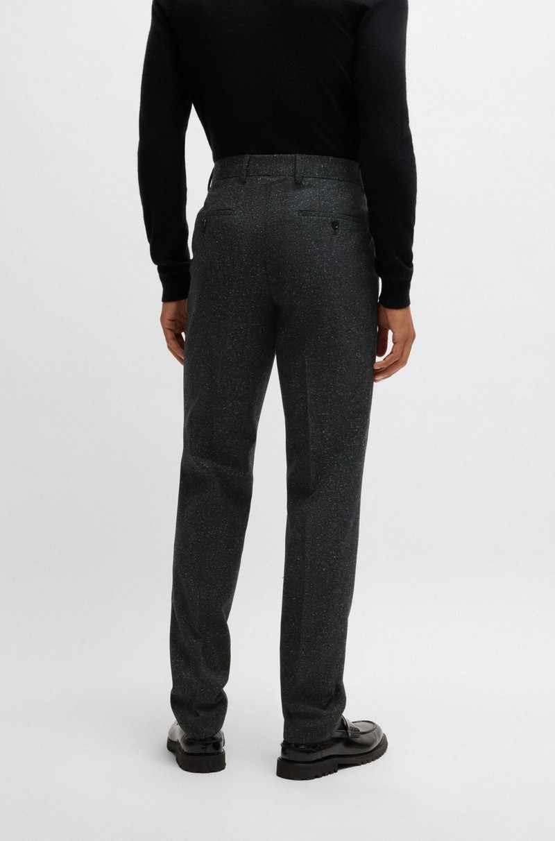 SLIM-FIT SUIT IN A MICRO-PATTERNED WOOL BLEND 7