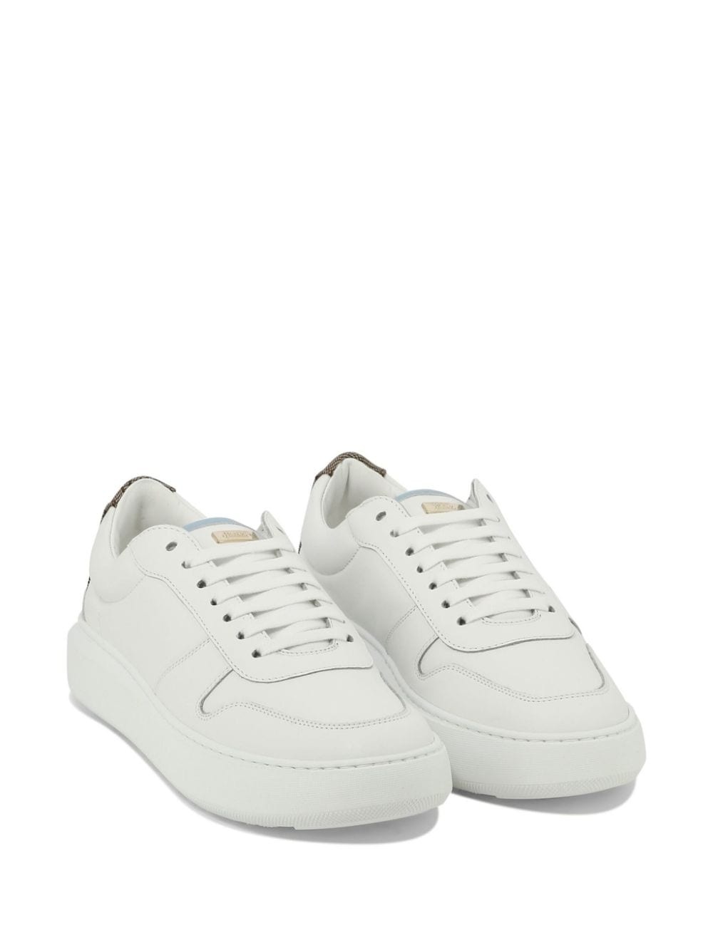 monogram-heel low-top sneakers - 2